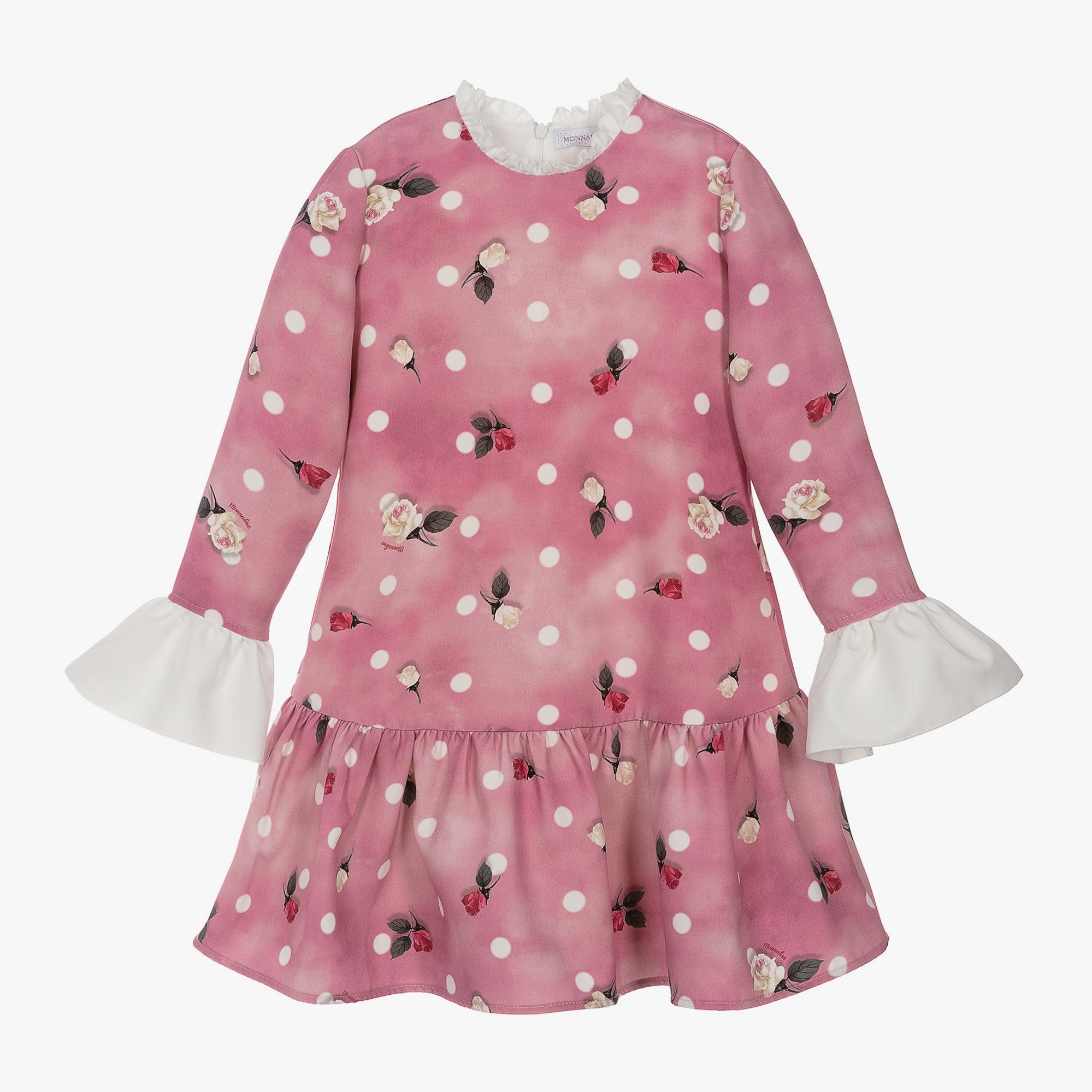 $295 Monnalisa italian girls offers floral dress