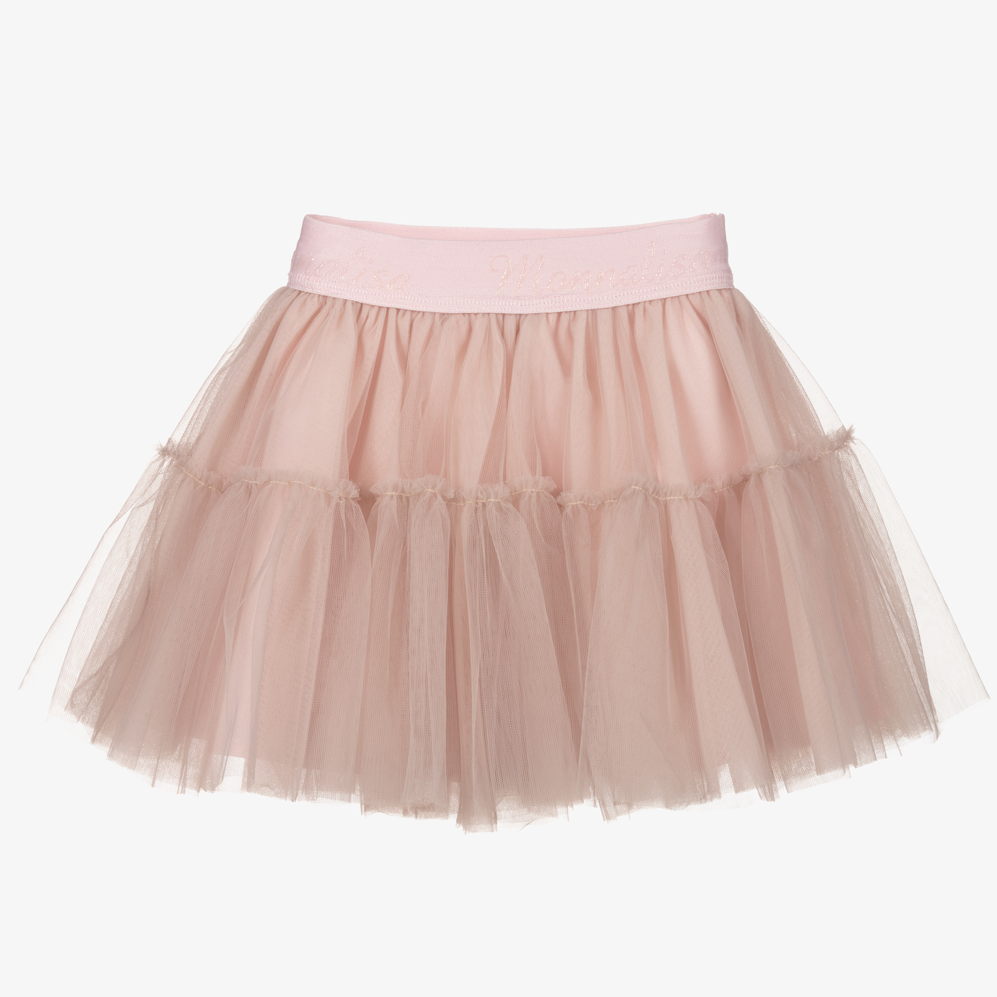 Monnalisa - Girls Pink Tulle Skirt 