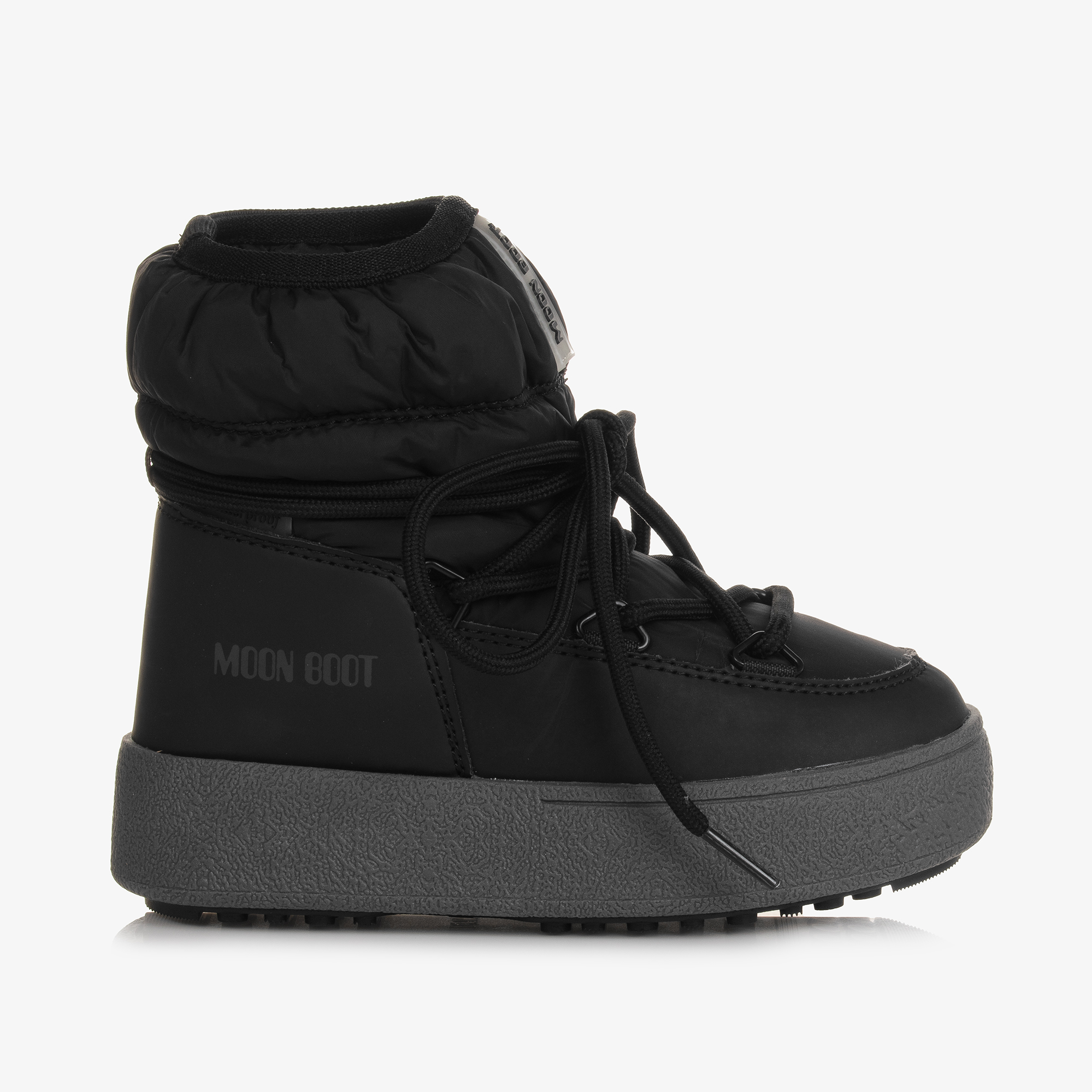 Moon Boot - Black Low Lace-Up Boots