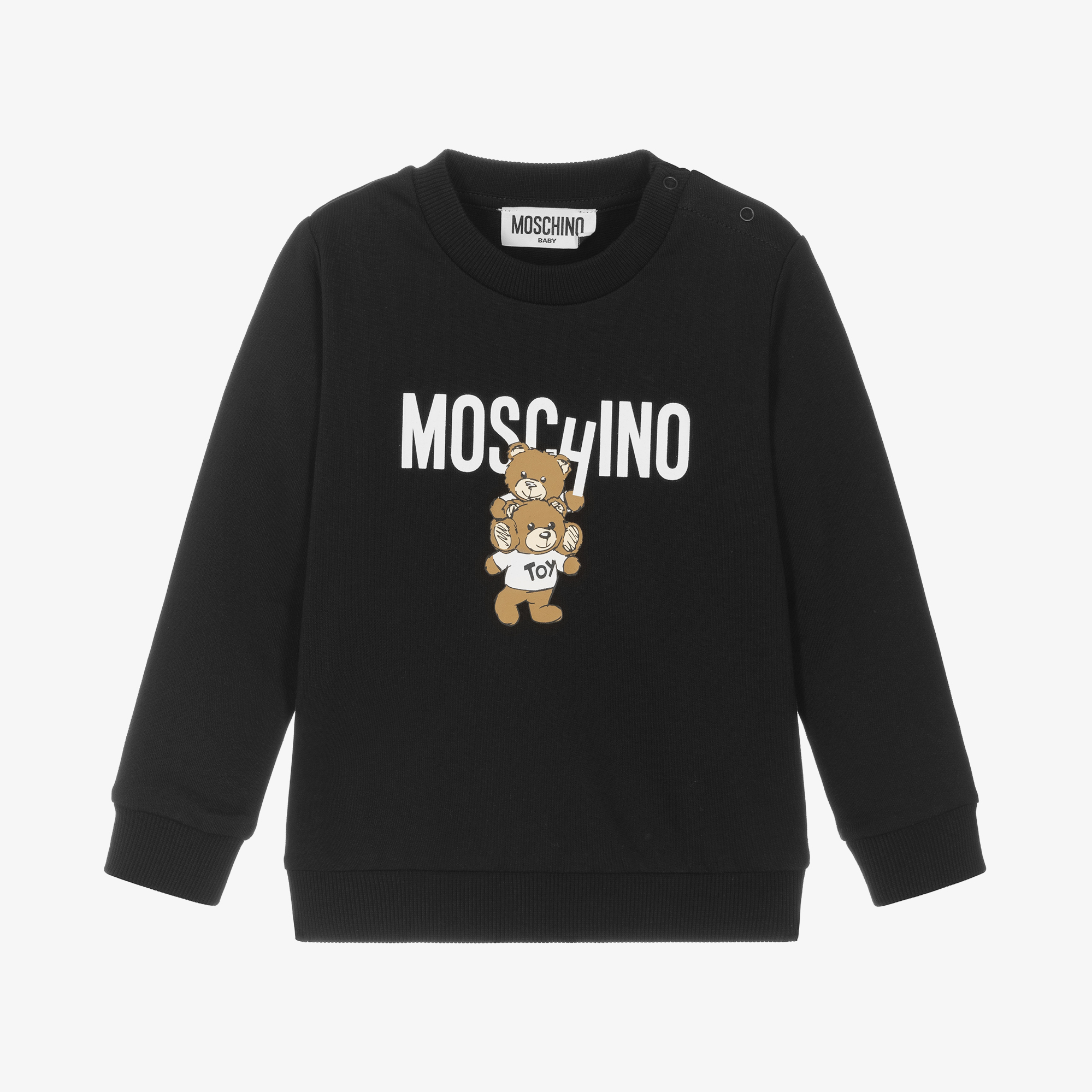 Moschino- Kids deals Logo Print Cotton Sweatshirt