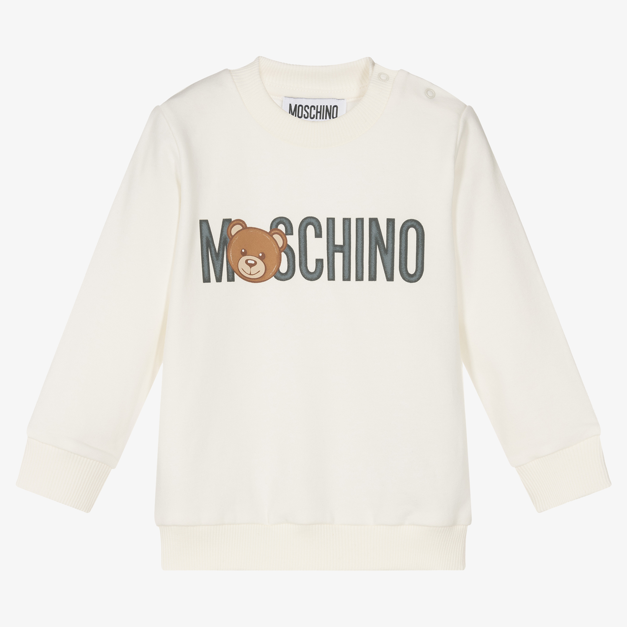Moschino Kid-Teen - Teen Girls Ivory Sweatshirt | Childrensalon