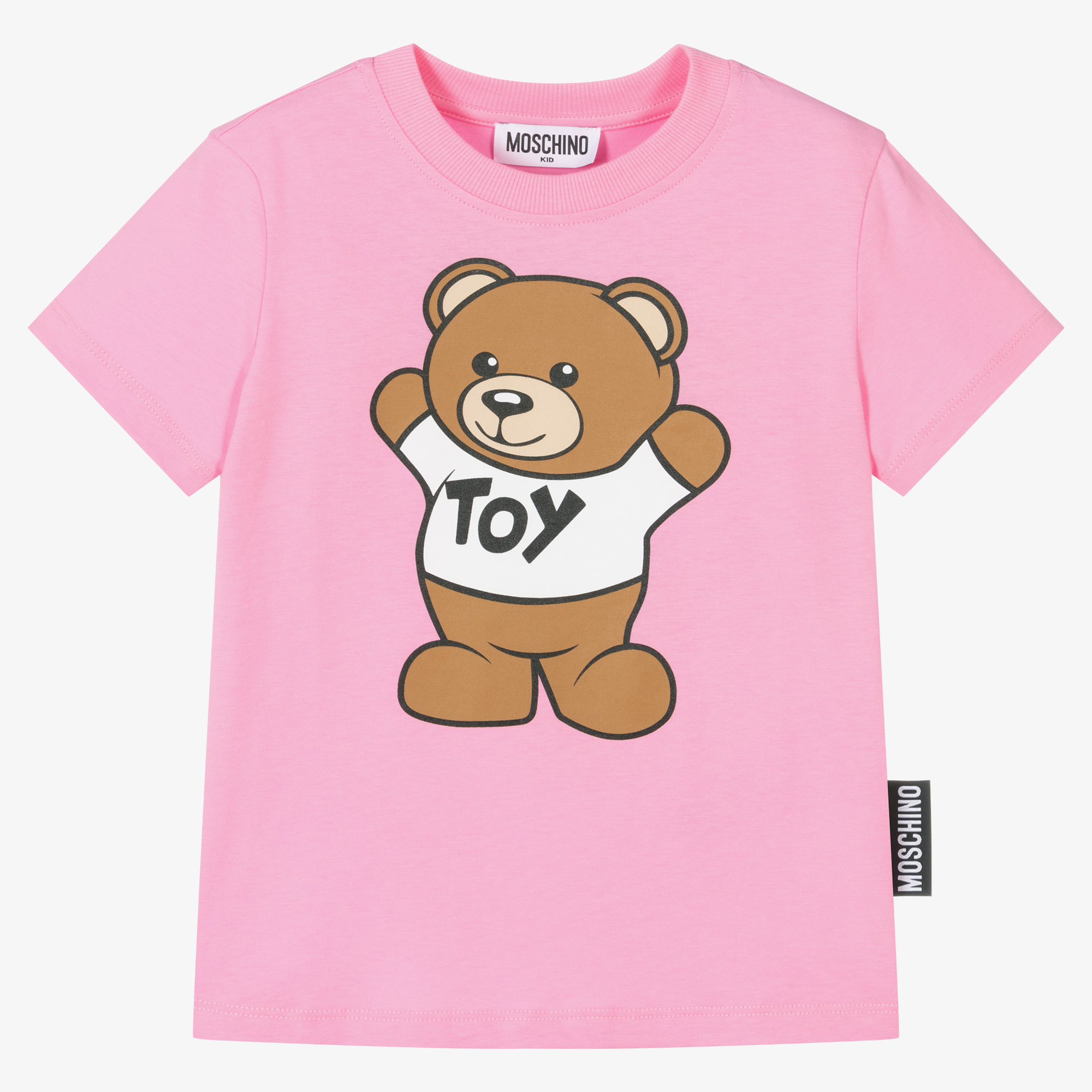 Moschino Kid-Teen - Red Teddy Bear T-Shirt | Childrensalon