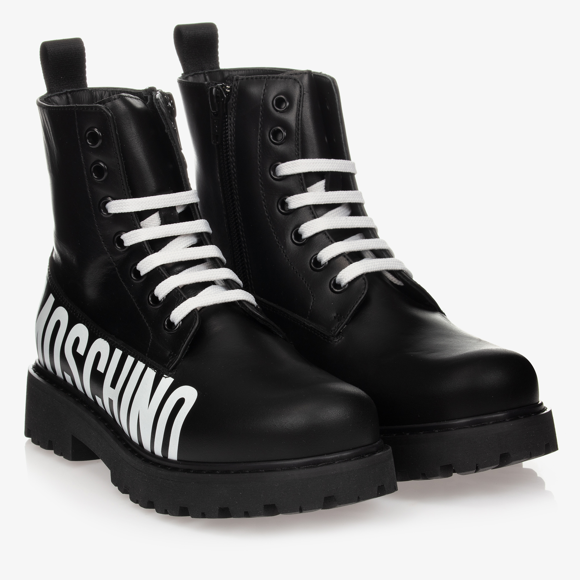 Black Leather Boots For Teen Girls