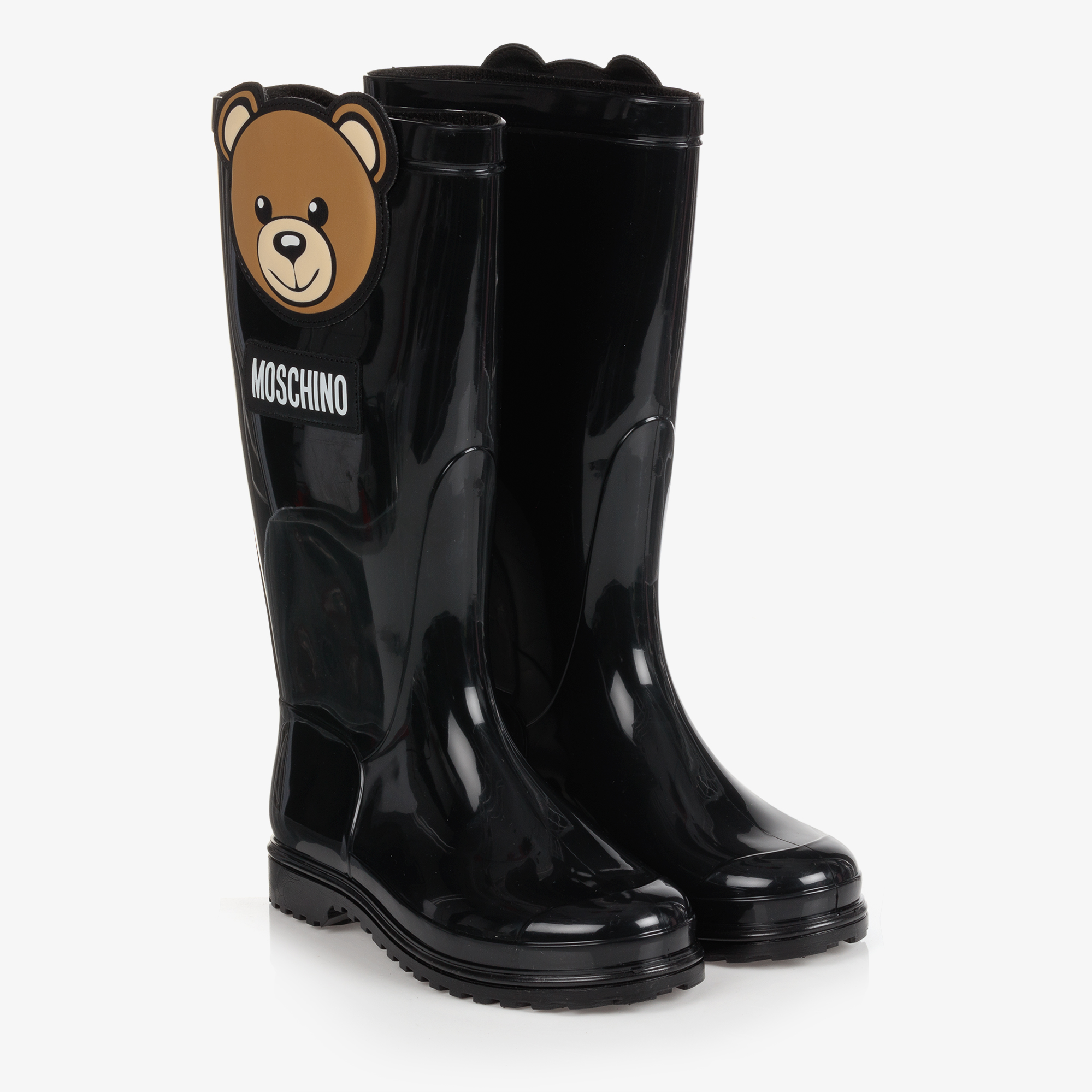 rain boots moschino