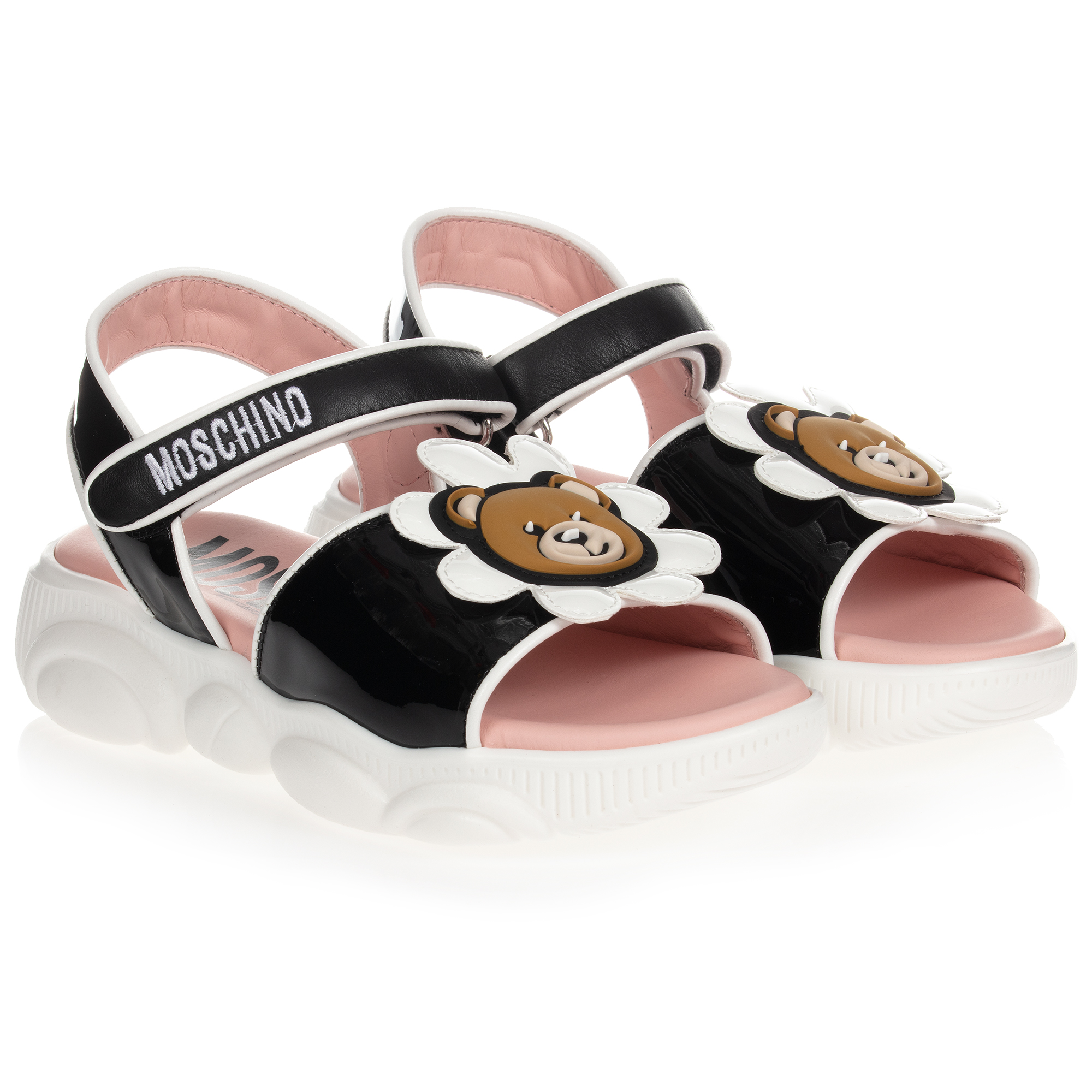 moschino bear sandals