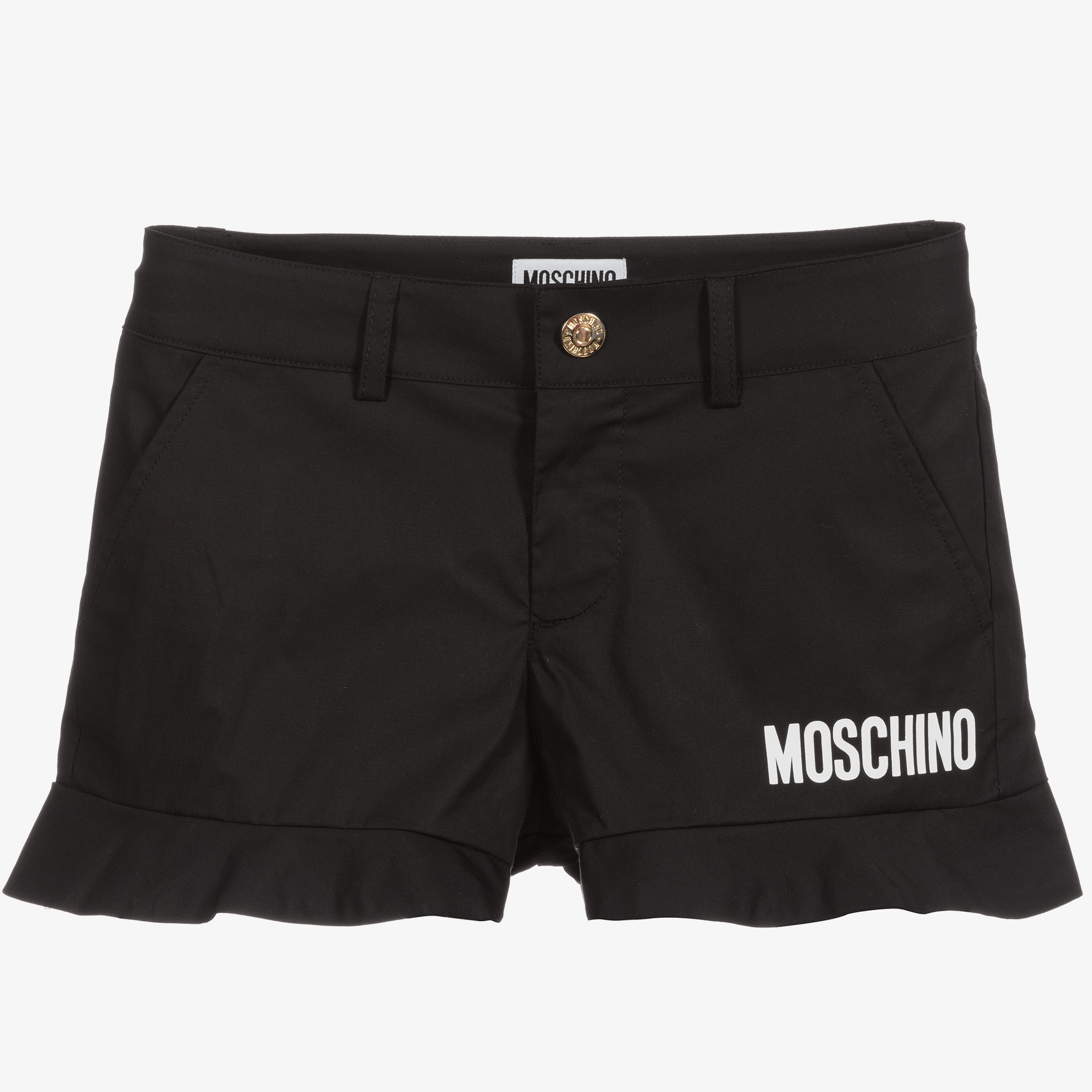 Moschino Kid-Teen - White Italian Flag Shorts | Childrensalon