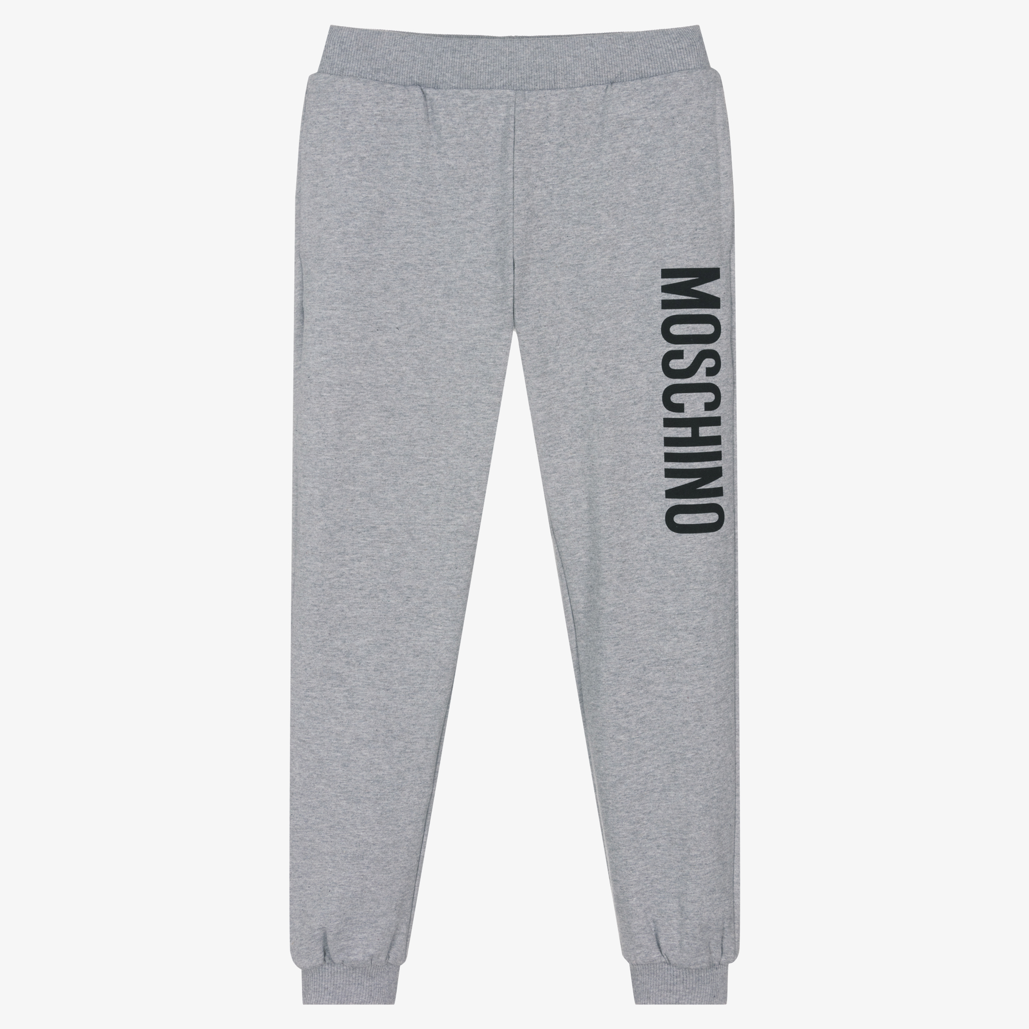 grey moschino joggers