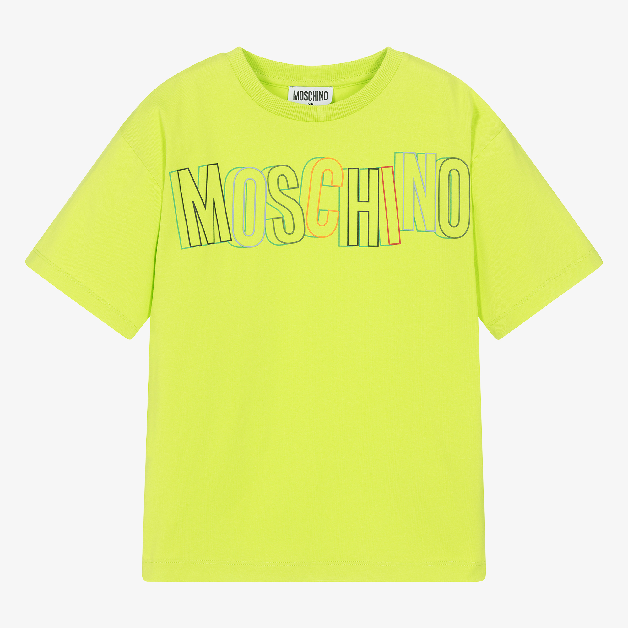 Lime green hot sale moschino shirt