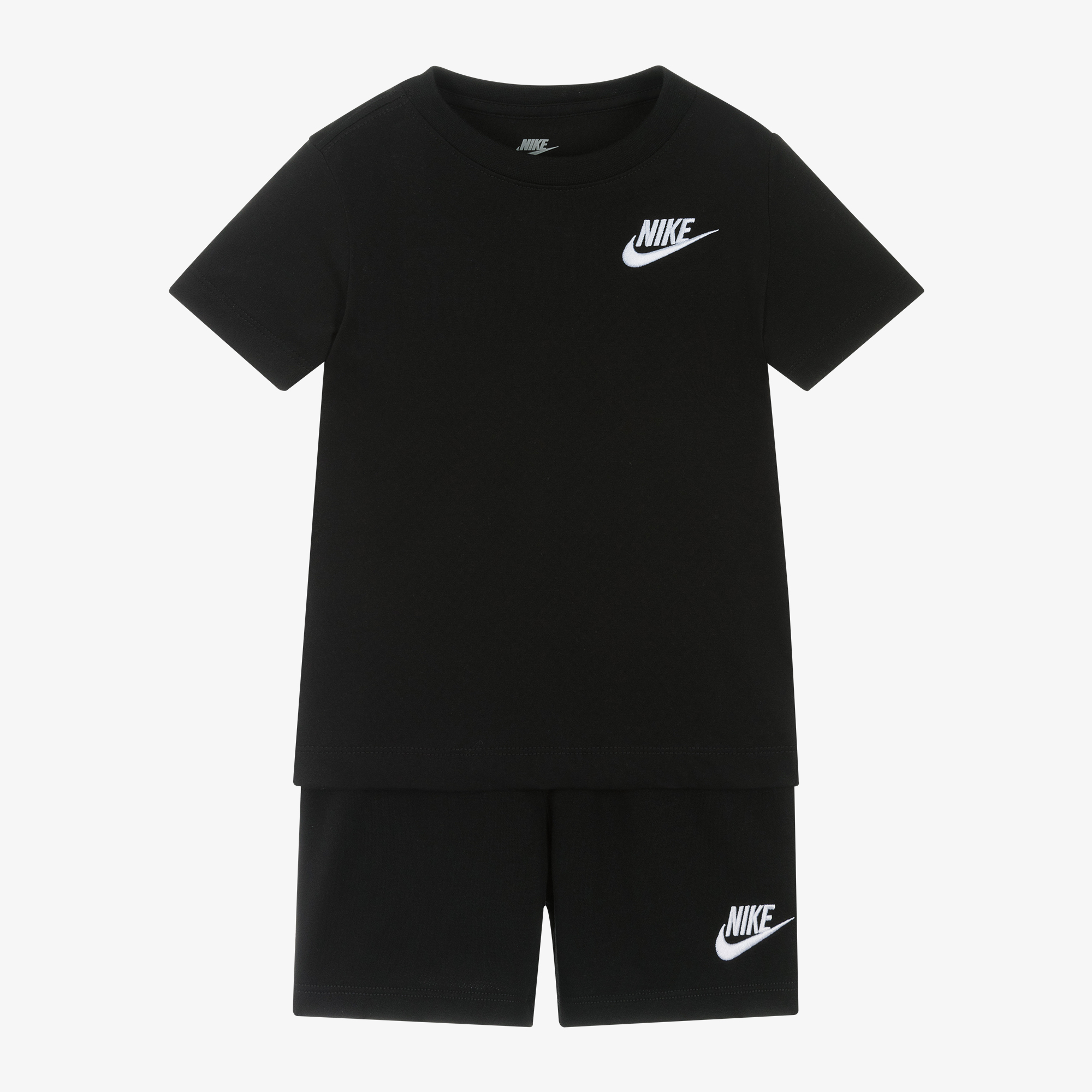 Nike Black Jersey Swoosh Shorts Set Childrensalon