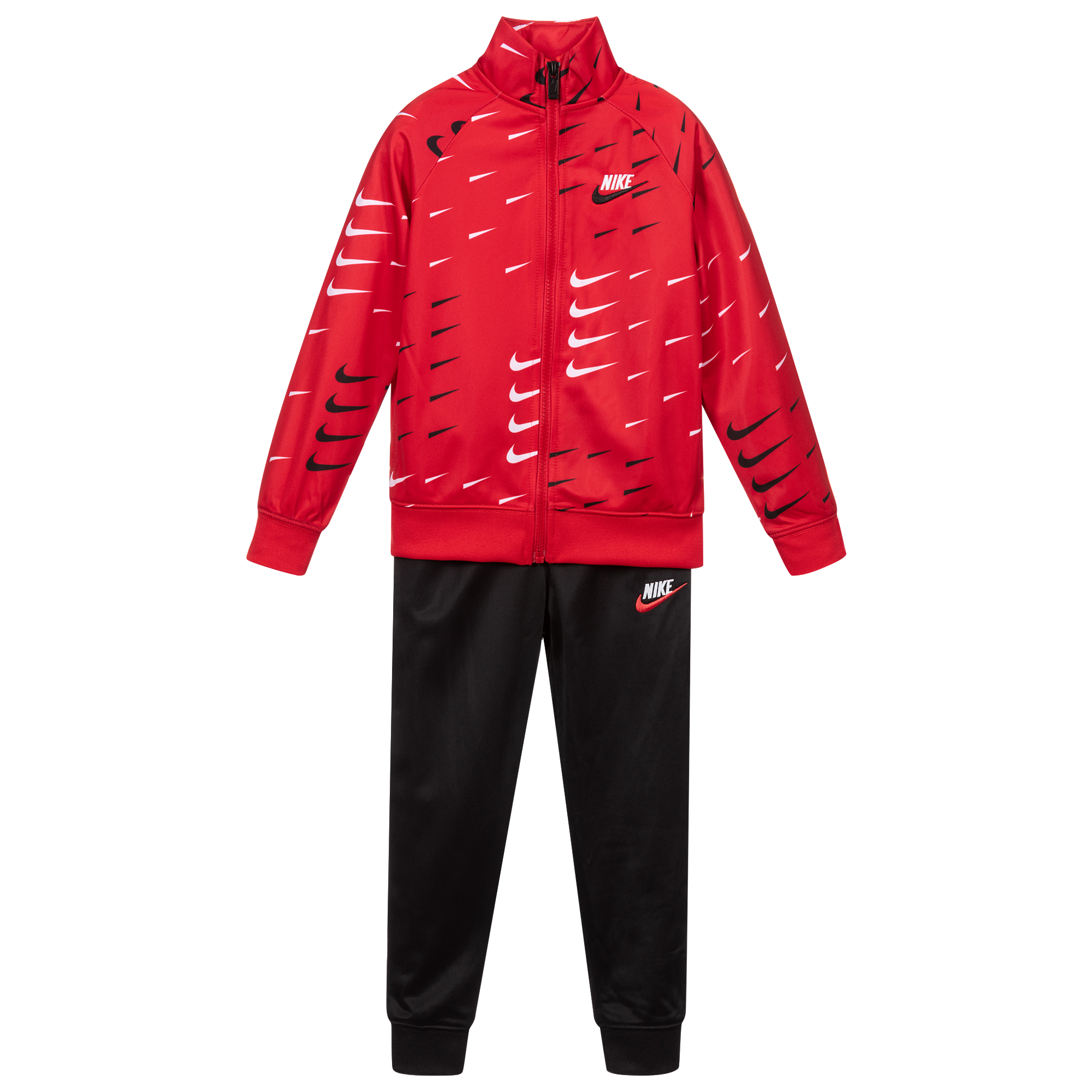 red nike tracksuit boys