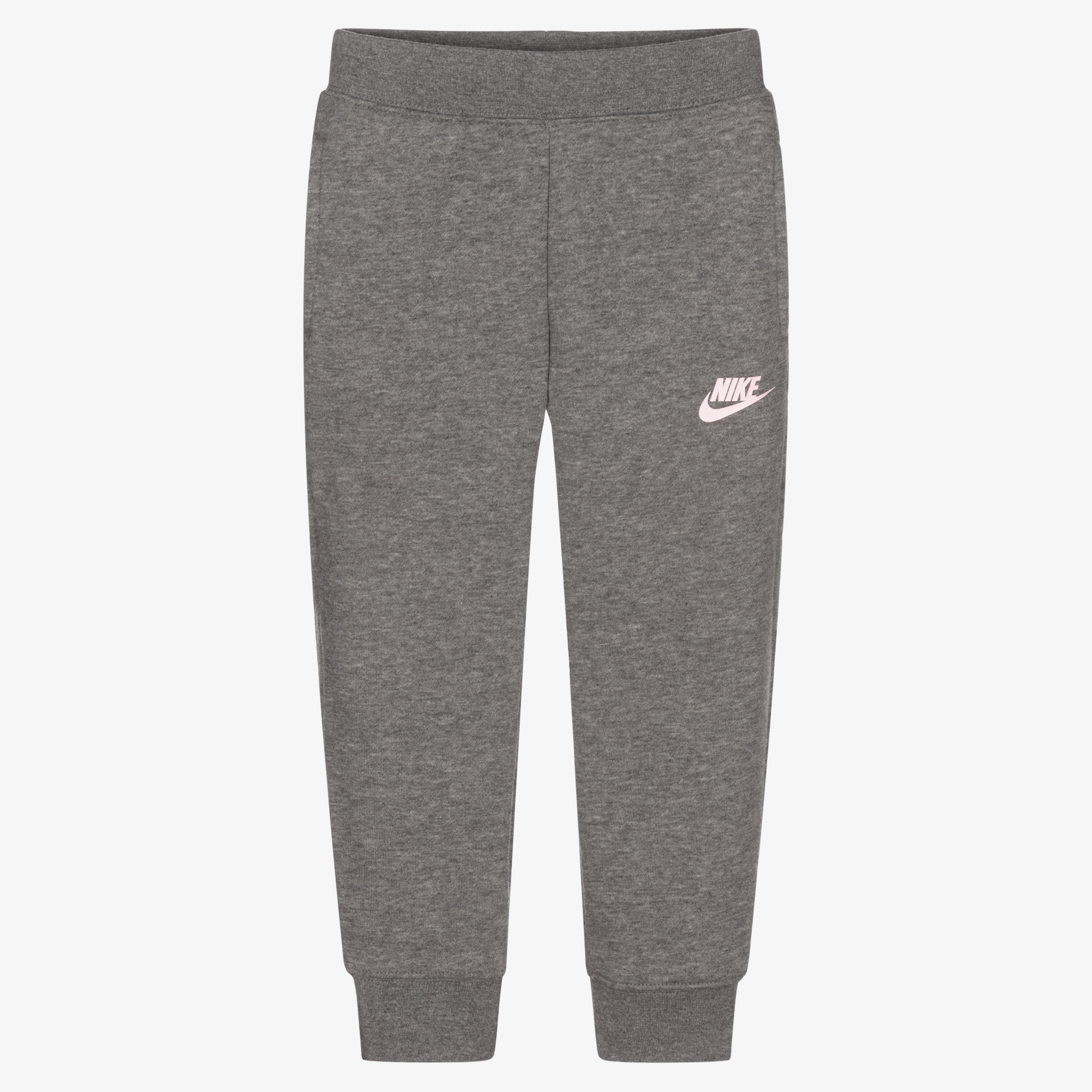 Nike - Girls Grey Logo Cotton Joggers