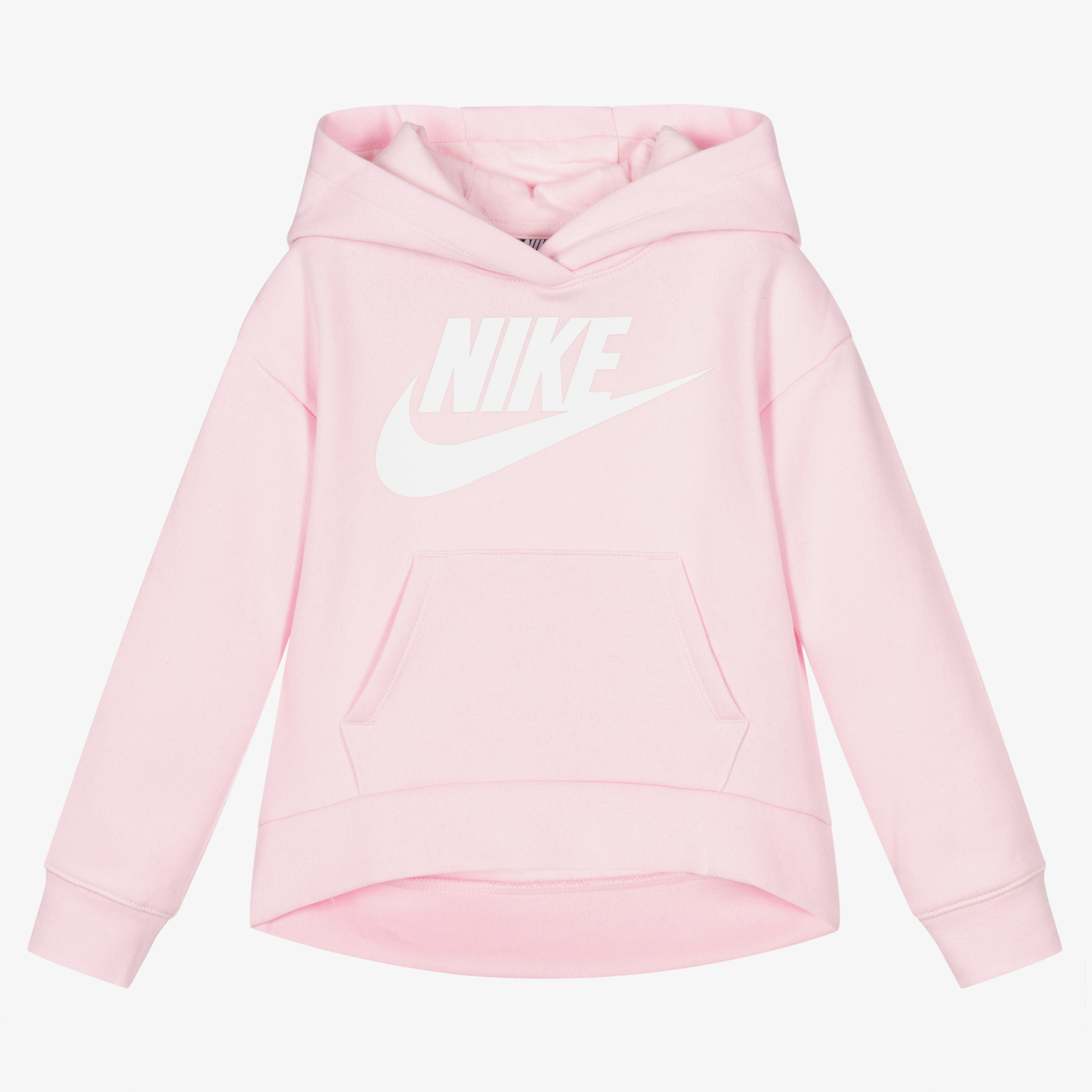 Nike - Girls Pink Logo Hoodie