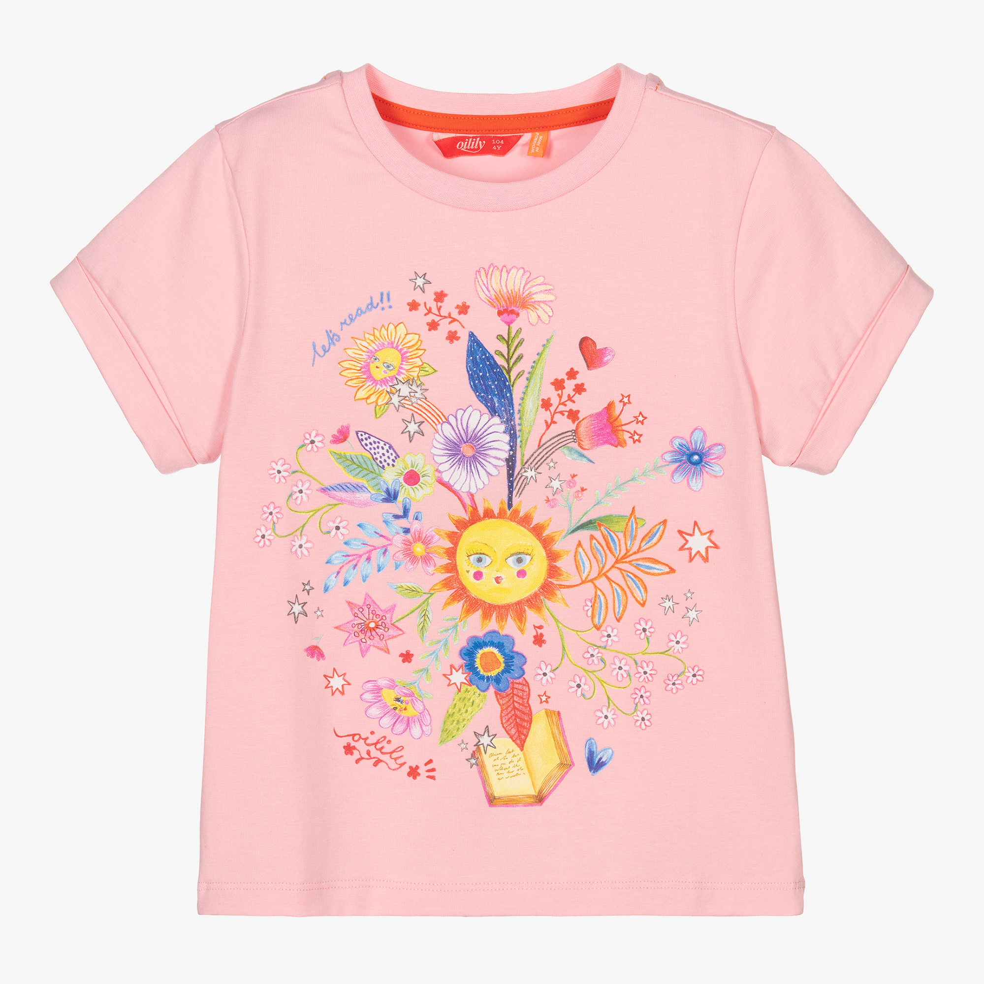 Oilily - Blue Organic Cotton T-Shirt | Childrensalon