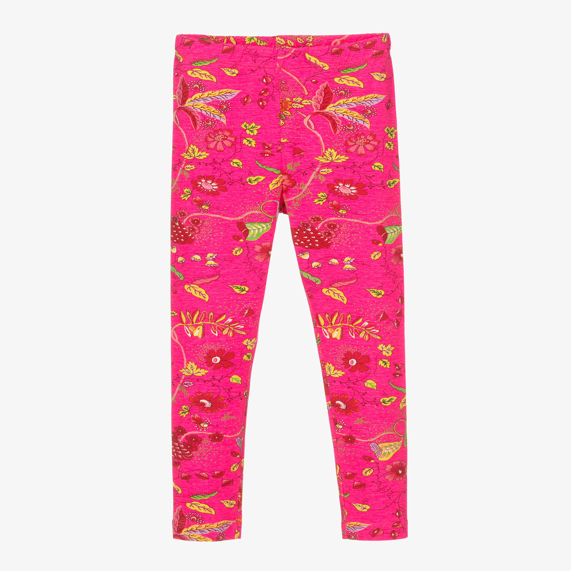 Oilily - Green & Red Floral Leggings | Childrensalon