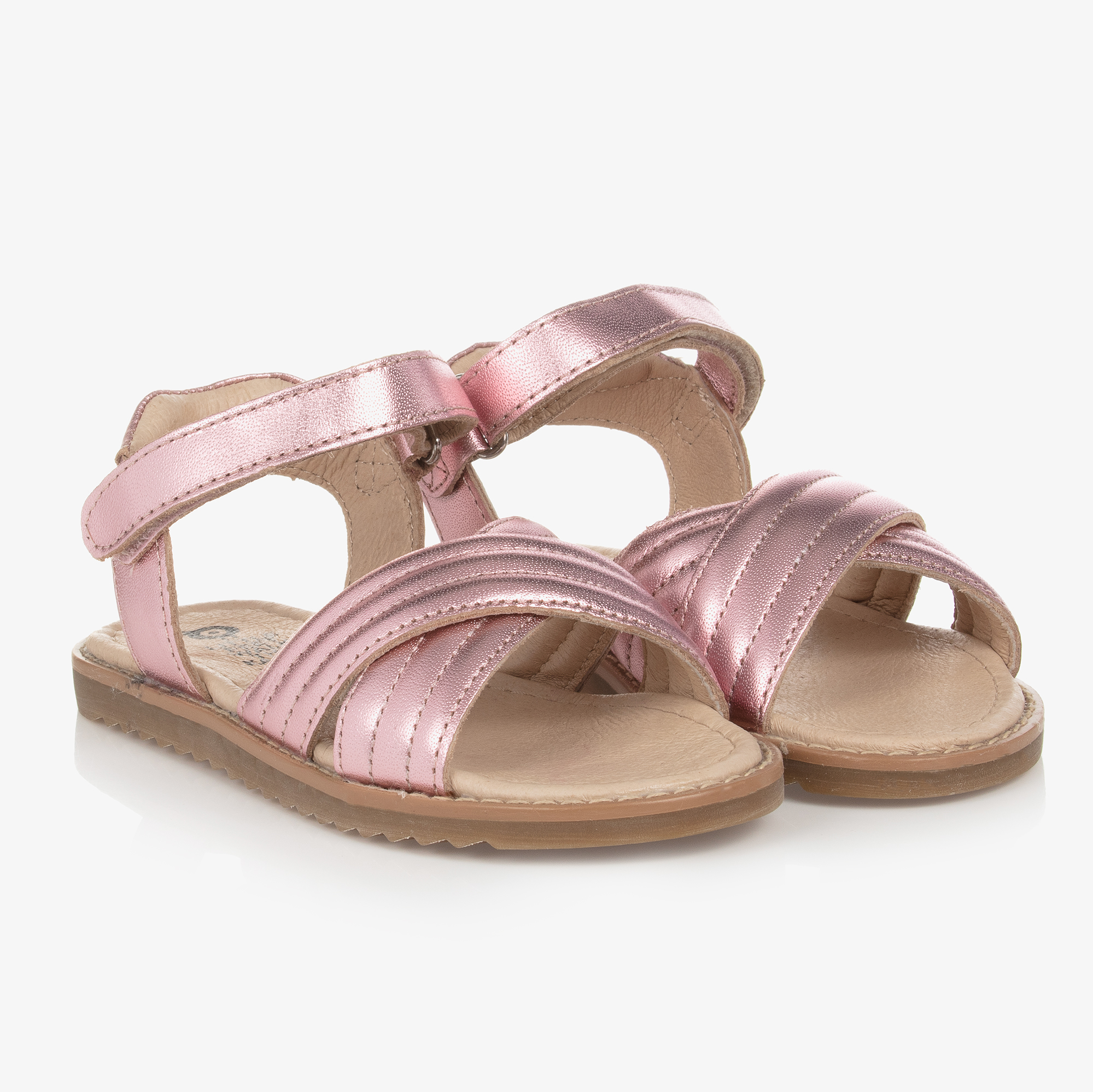 Old Soles - Silver Leather Sandals | Childrensalon