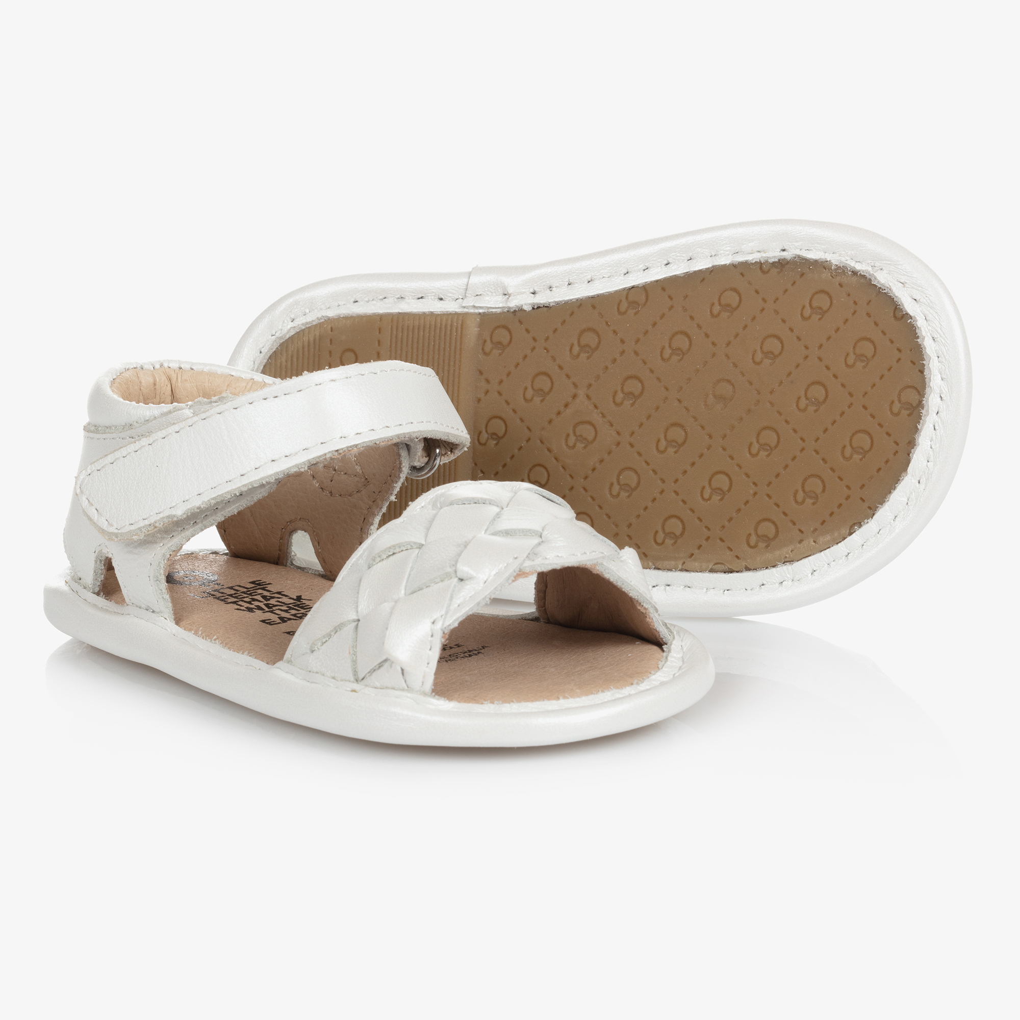 Old Soles - Rose Gold Leather Baby Sandals | Childrensalon