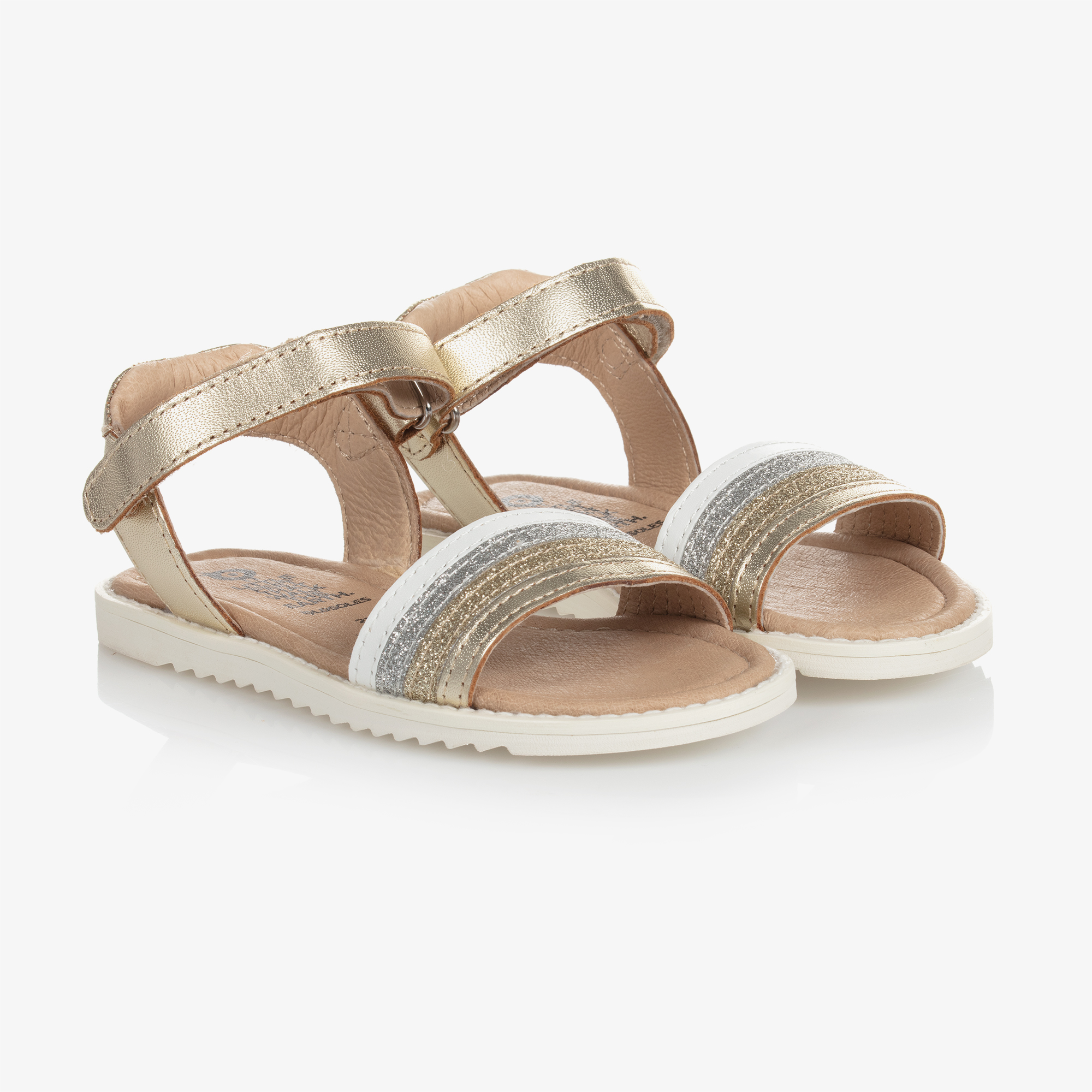 Old Soles - Teen Gold Leather Sandals | Childrensalon