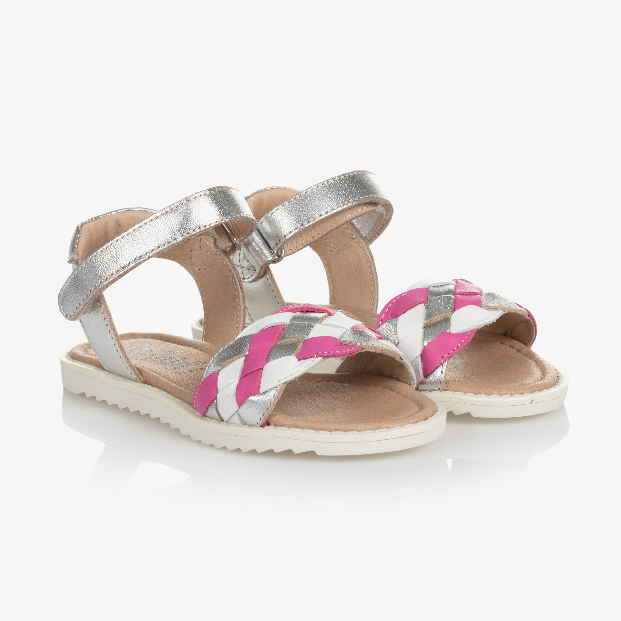 Old Soles - Silver Leather Sandals | Childrensalon