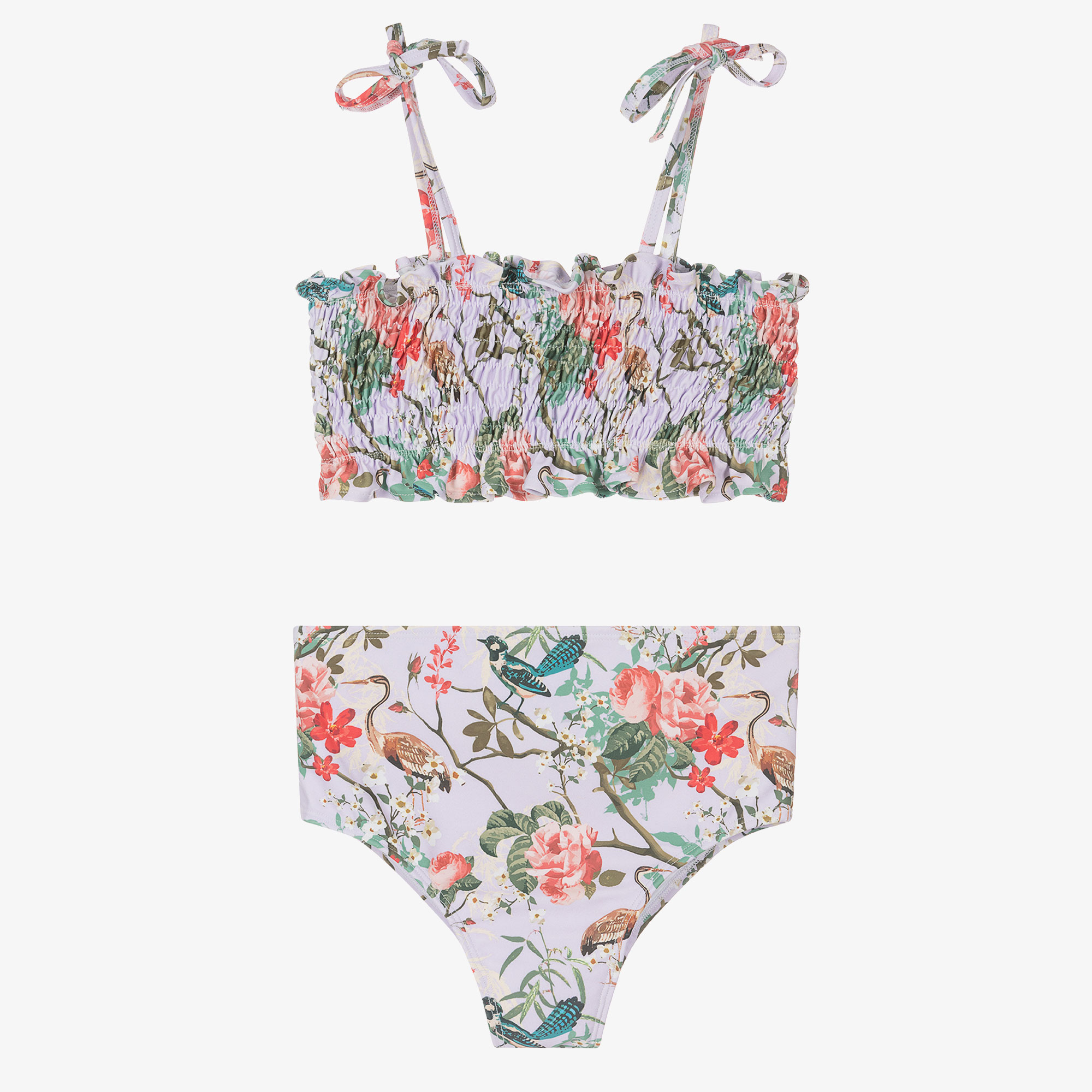 Teen Girls Floral Bikini Swimsuit