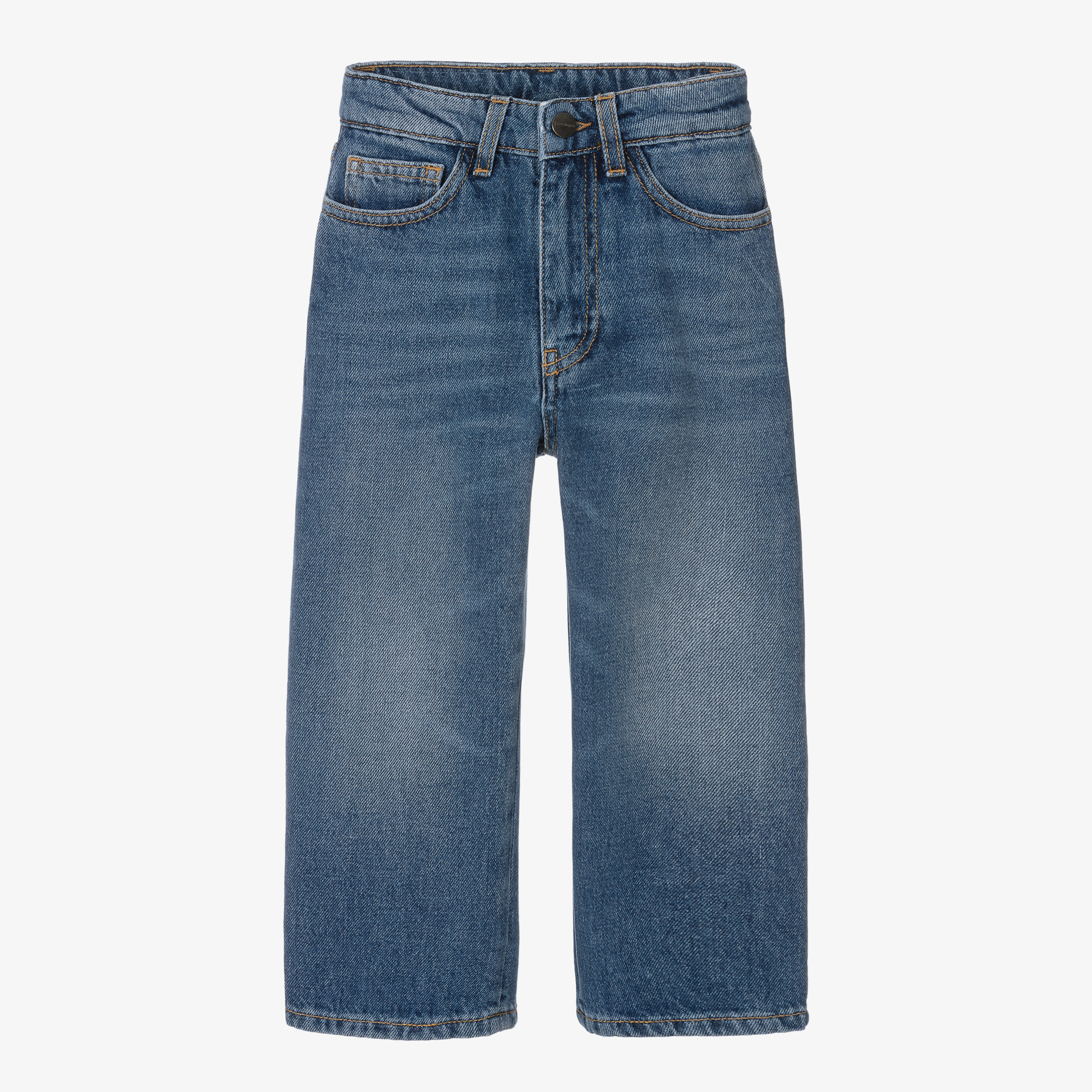 Palm Angels - Blue Straight Fit Denim Jeans | Childrensalon