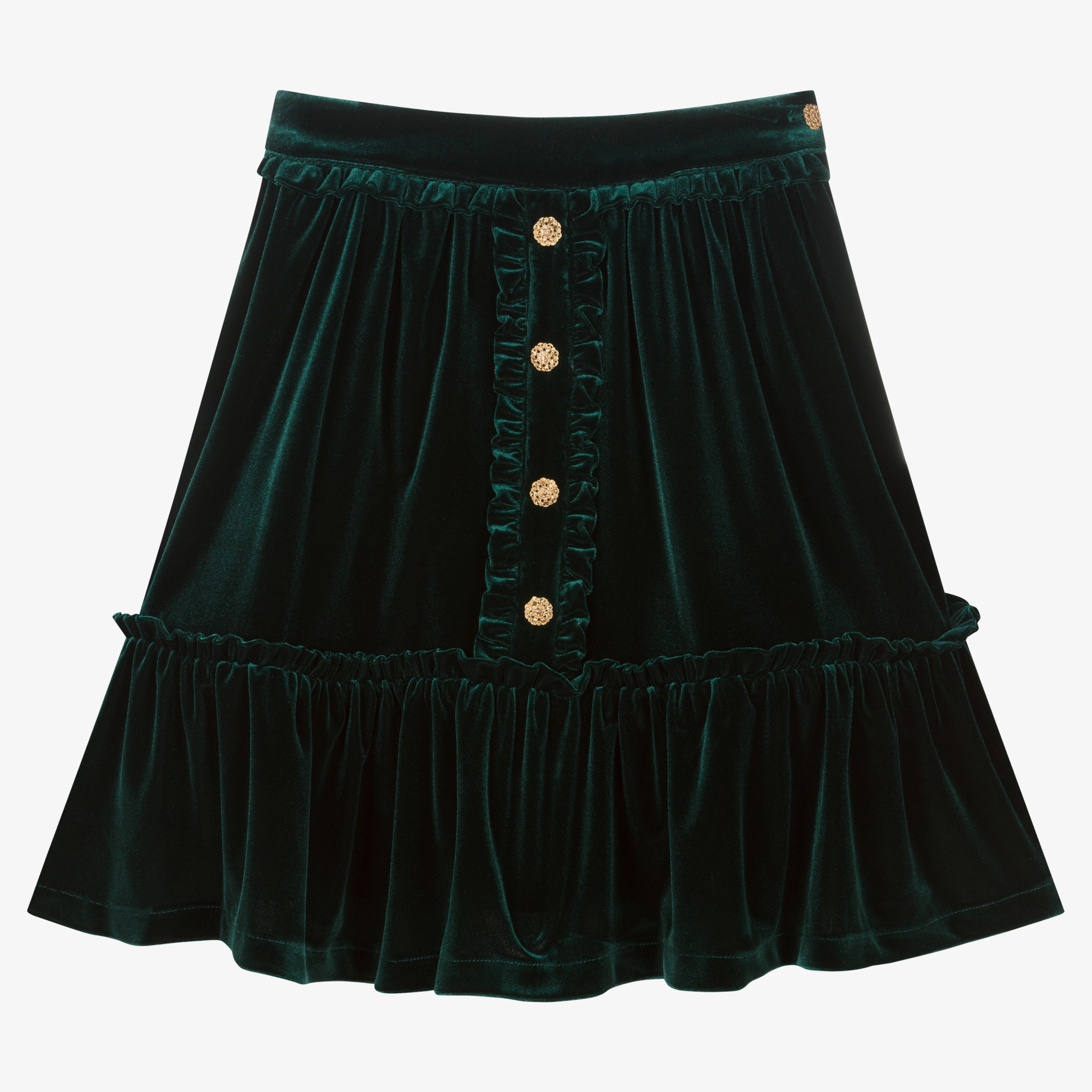 Patachou - Girls Navy Blue Pleated Skirt | Childrensalon
