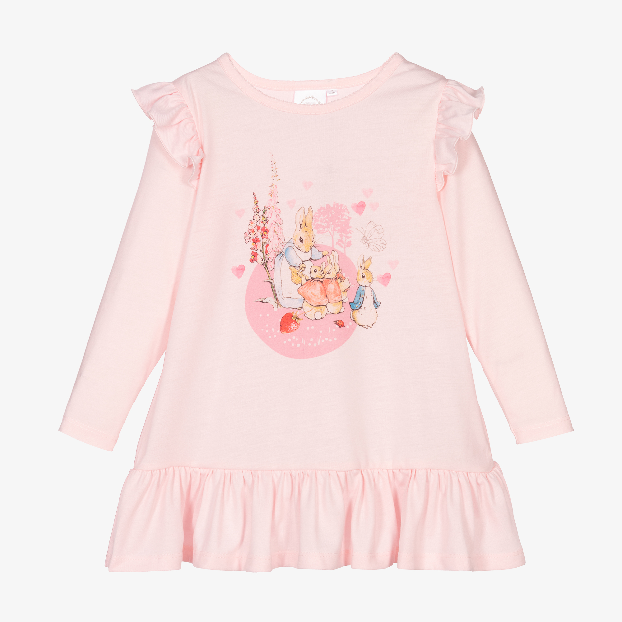 Pink shop frilly nightdress