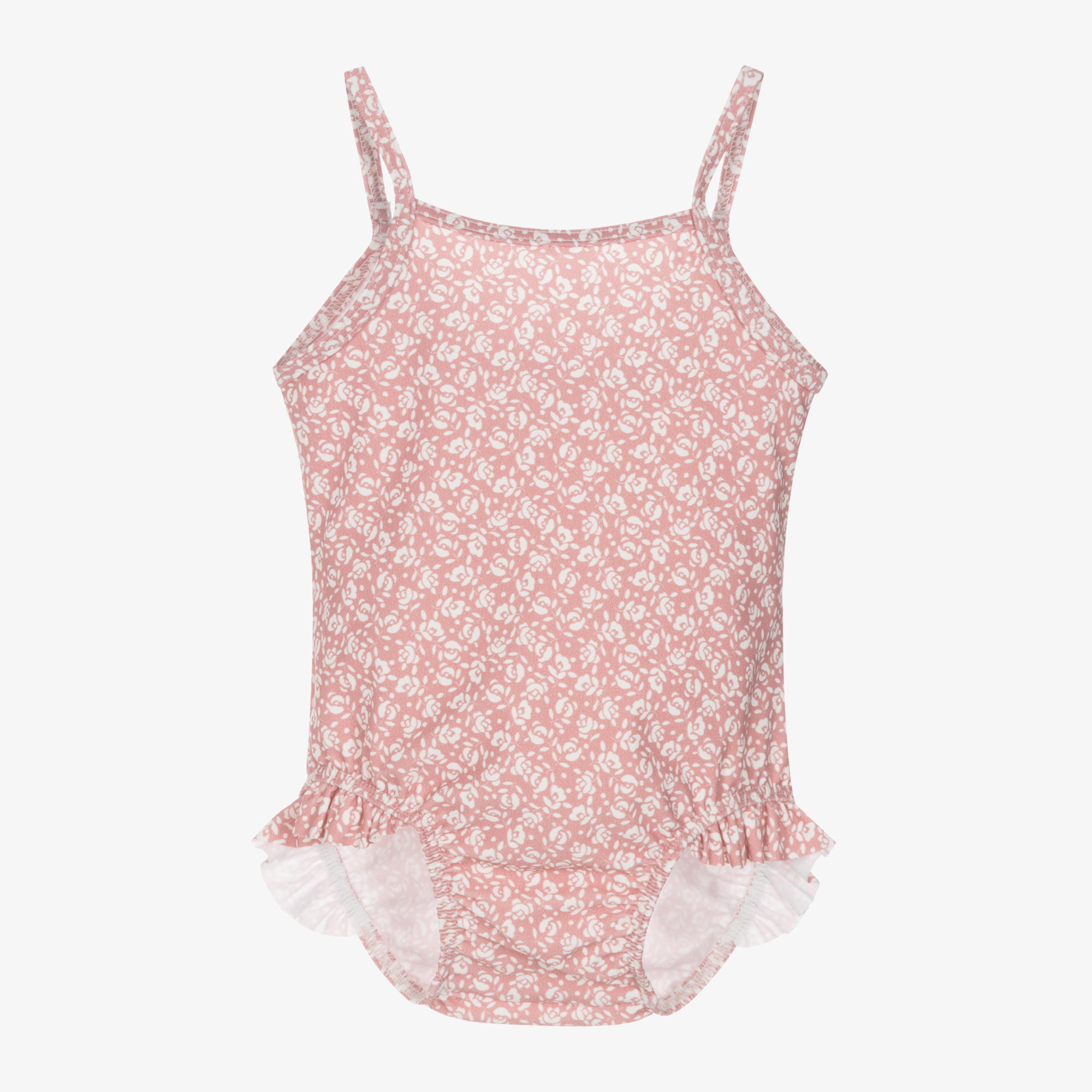 Petit Bateau floral-print float suit - Pink