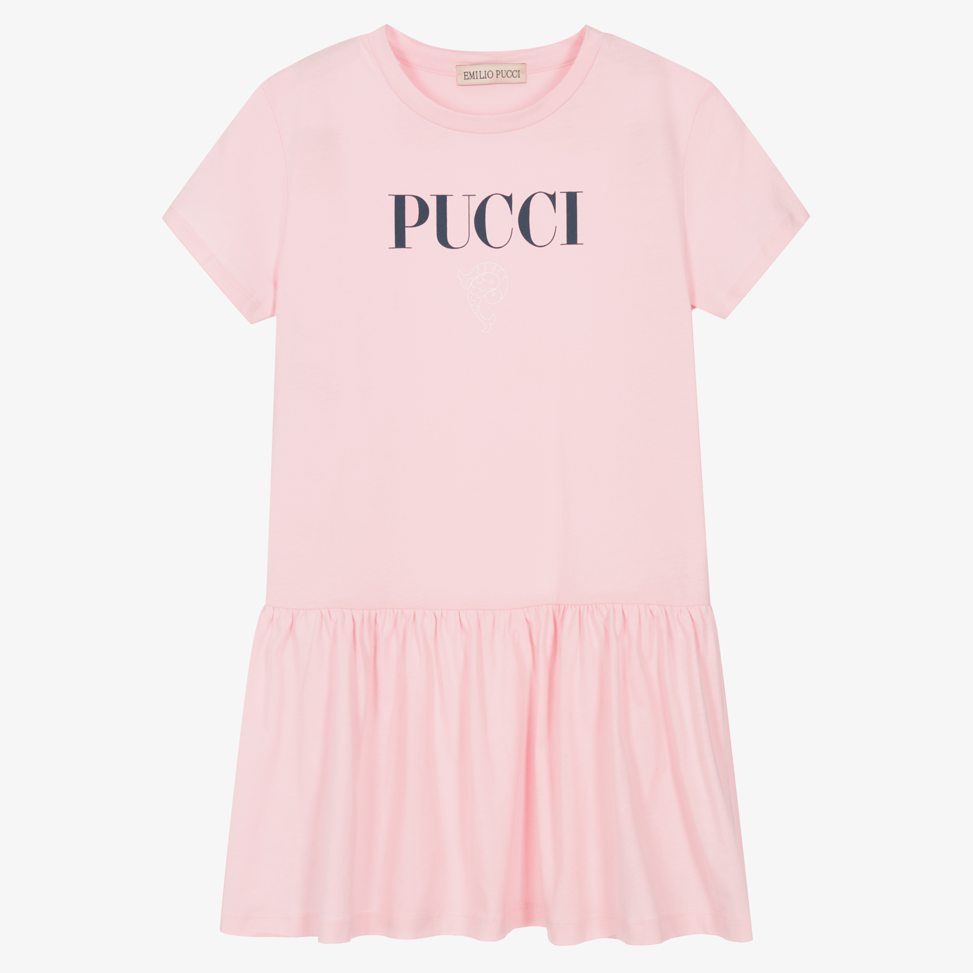 PUCCI - Teen Blue & Purple Logo Dress | Childrensalon