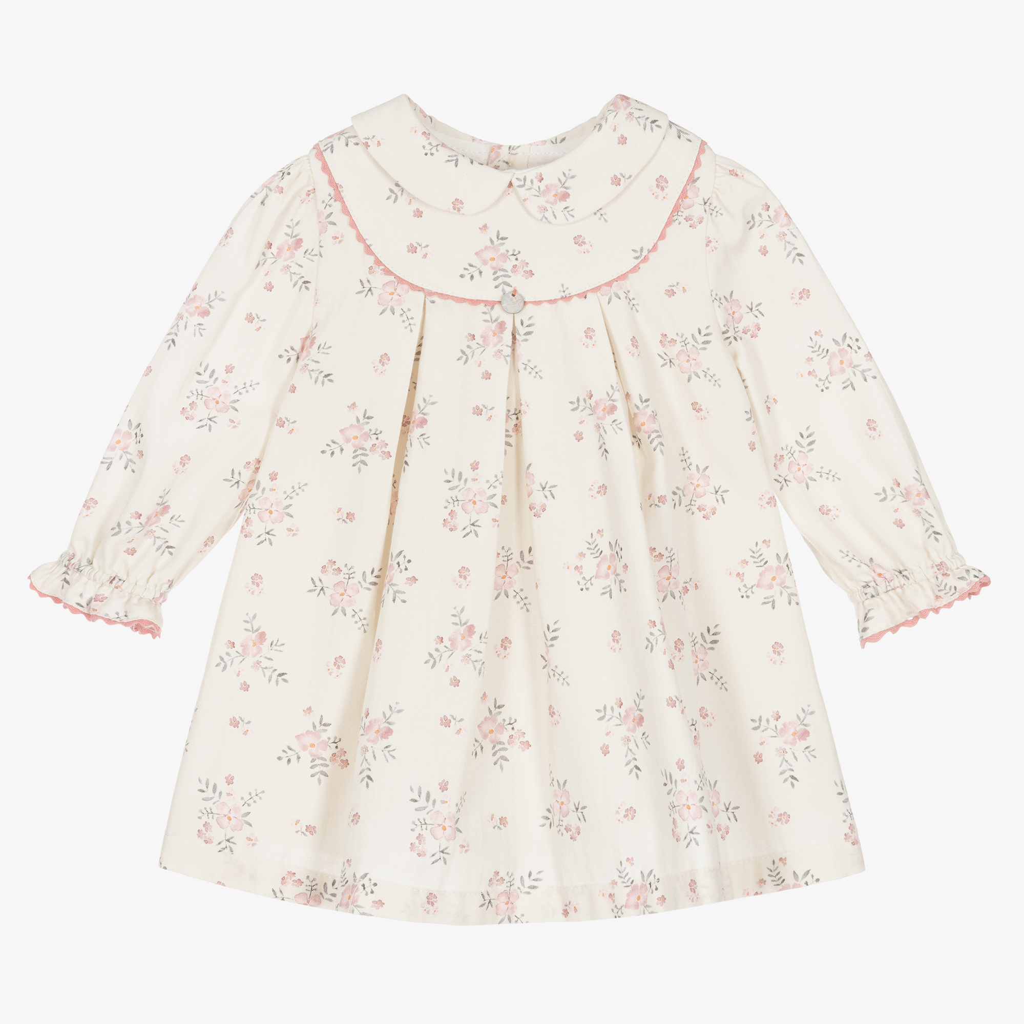 Pureté Du... Bébé - Girls Pink Corduroy Dress | Childrensalon