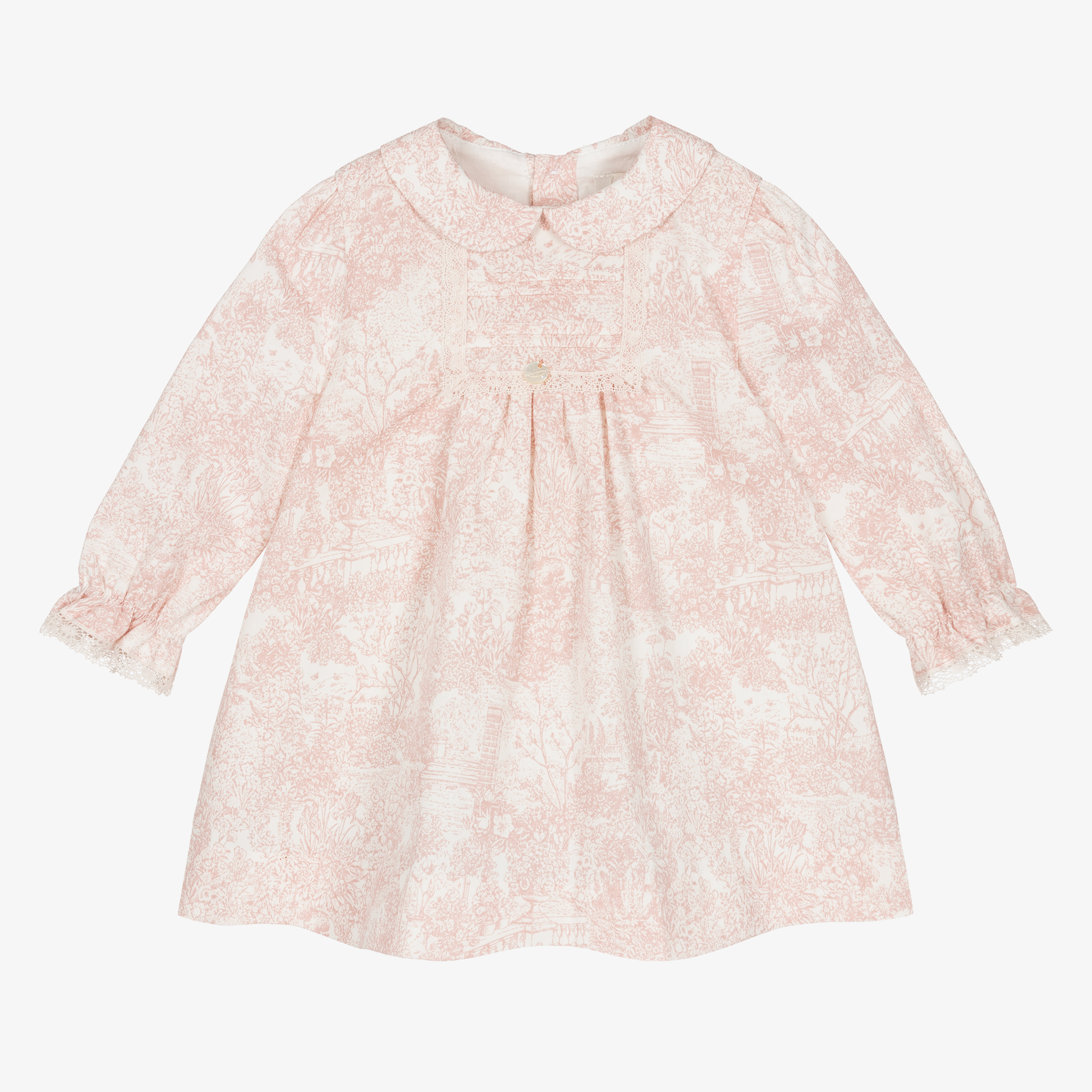 Pureté Du... Bébé - Girls Pink Corduroy Dress | Childrensalon