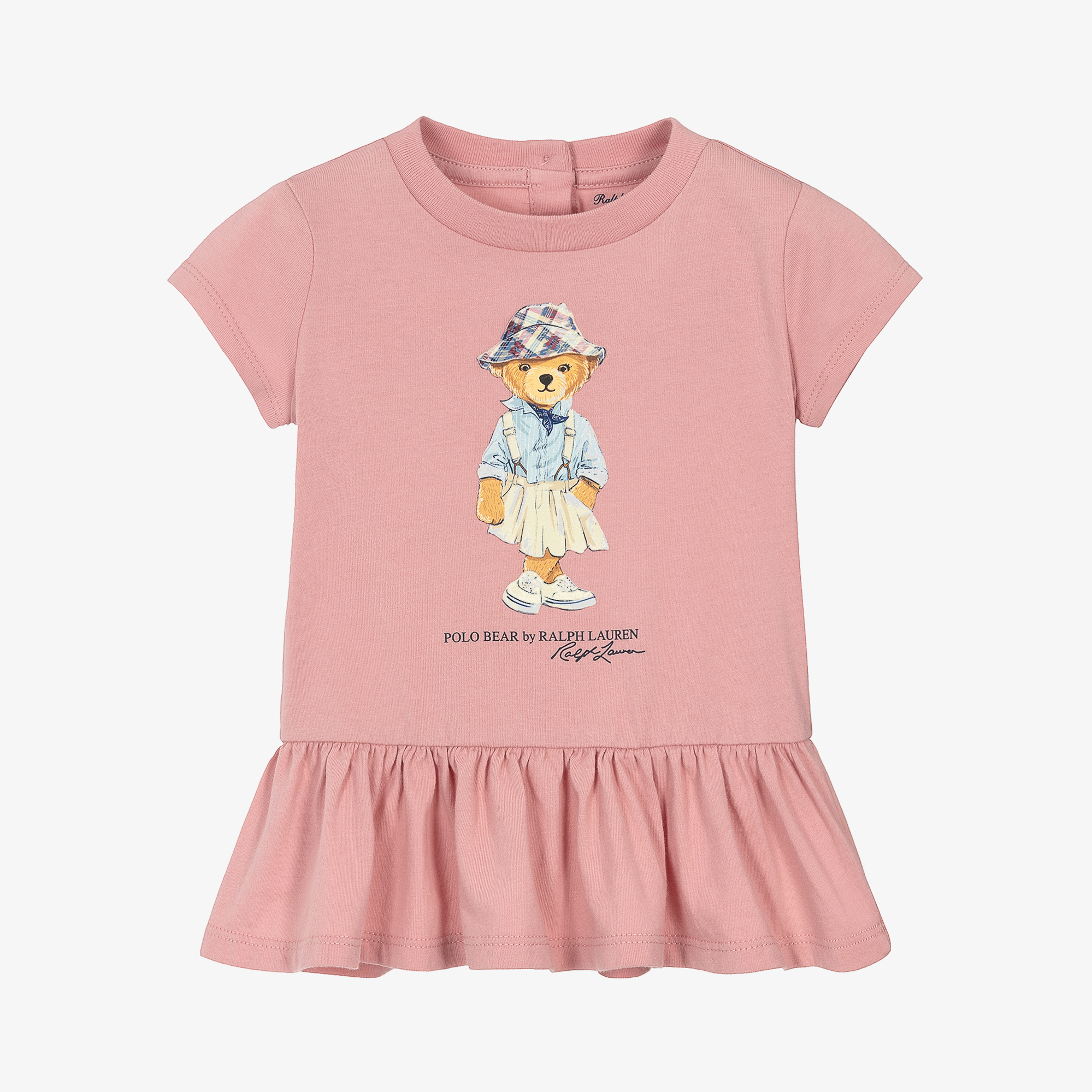 Pink polo bear shirt best sale