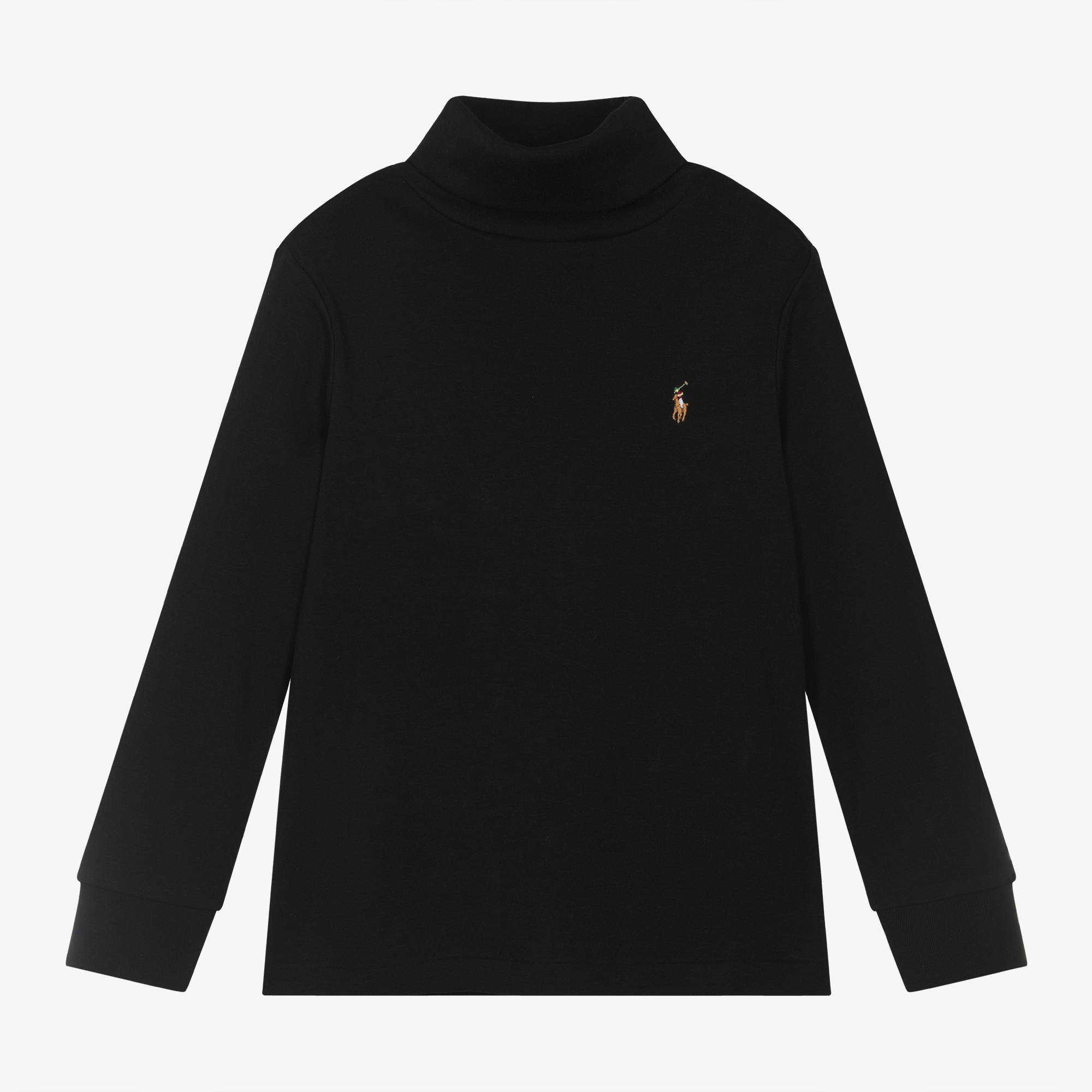 Ralph Lauren Boys Black Roll Neck Top Childrensalon