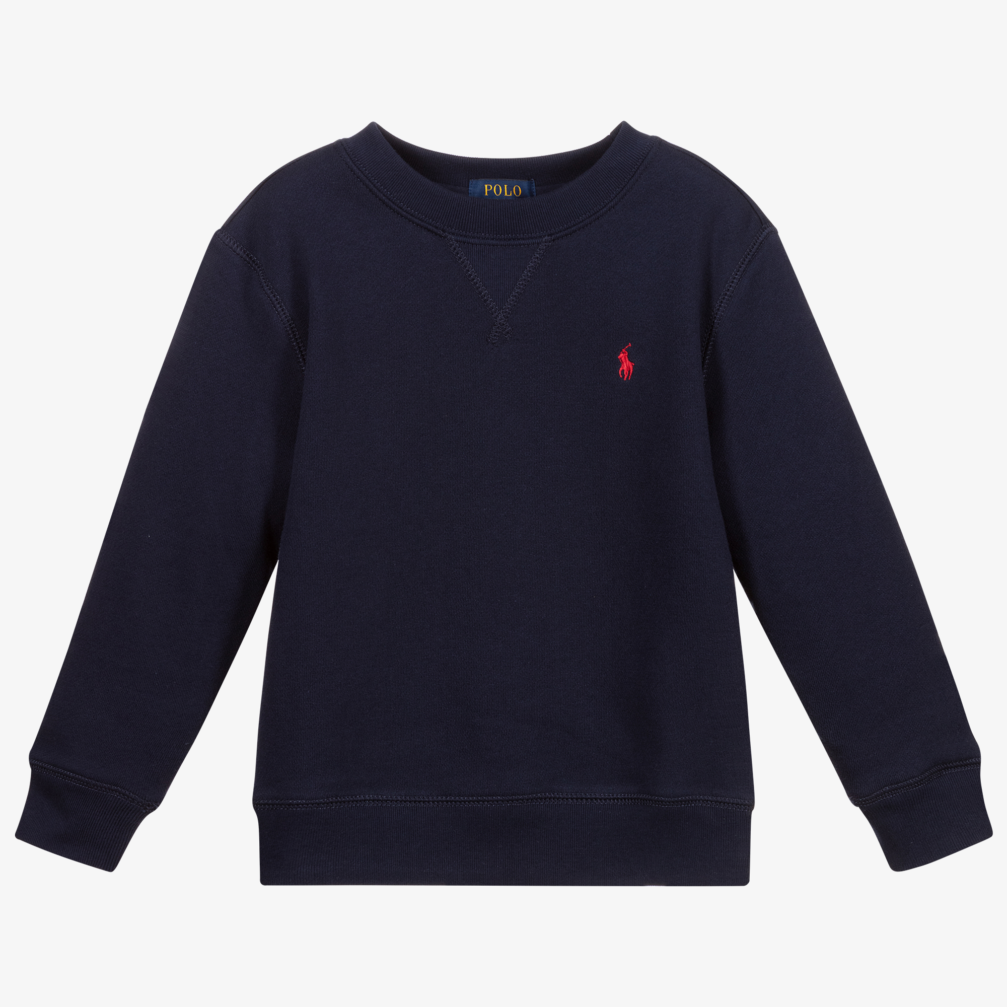 Polo Ralph Lauren Boys Blue Cotton Logo Sweatshirt Childrensalon