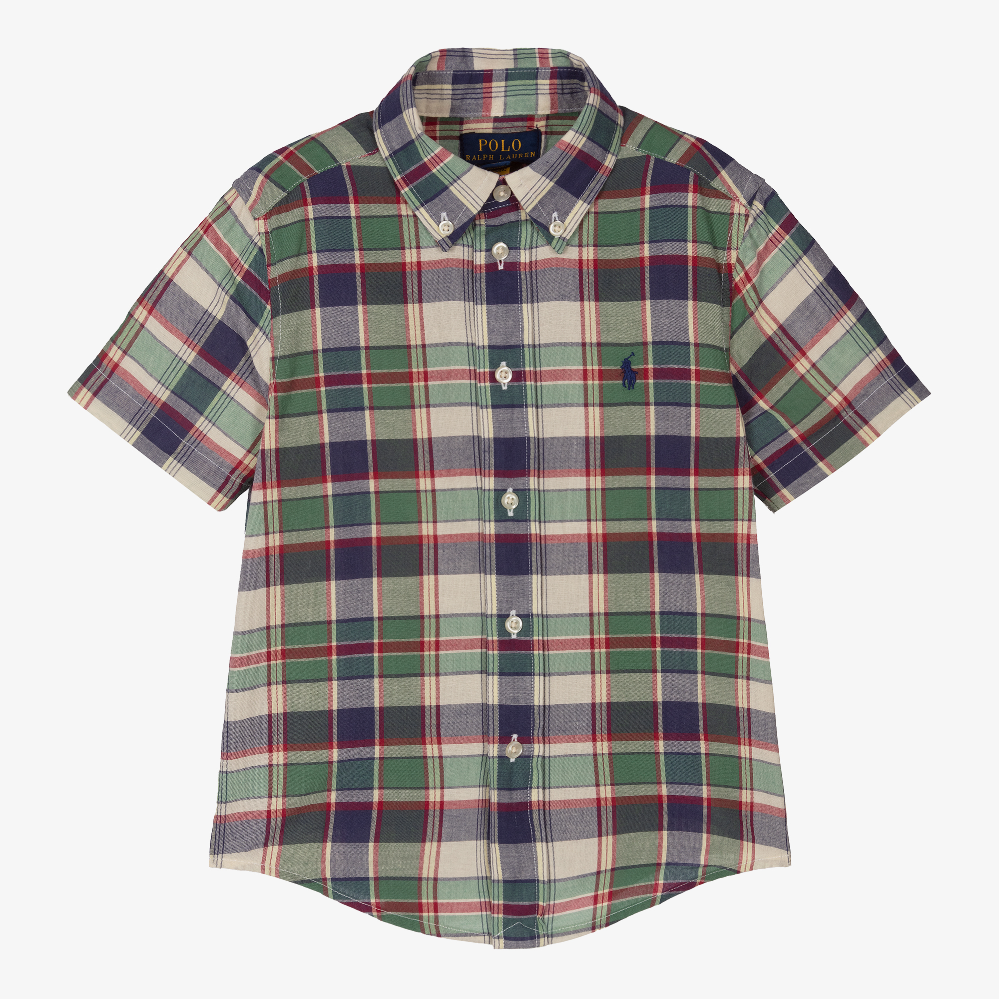 ralph lauren green check shirt