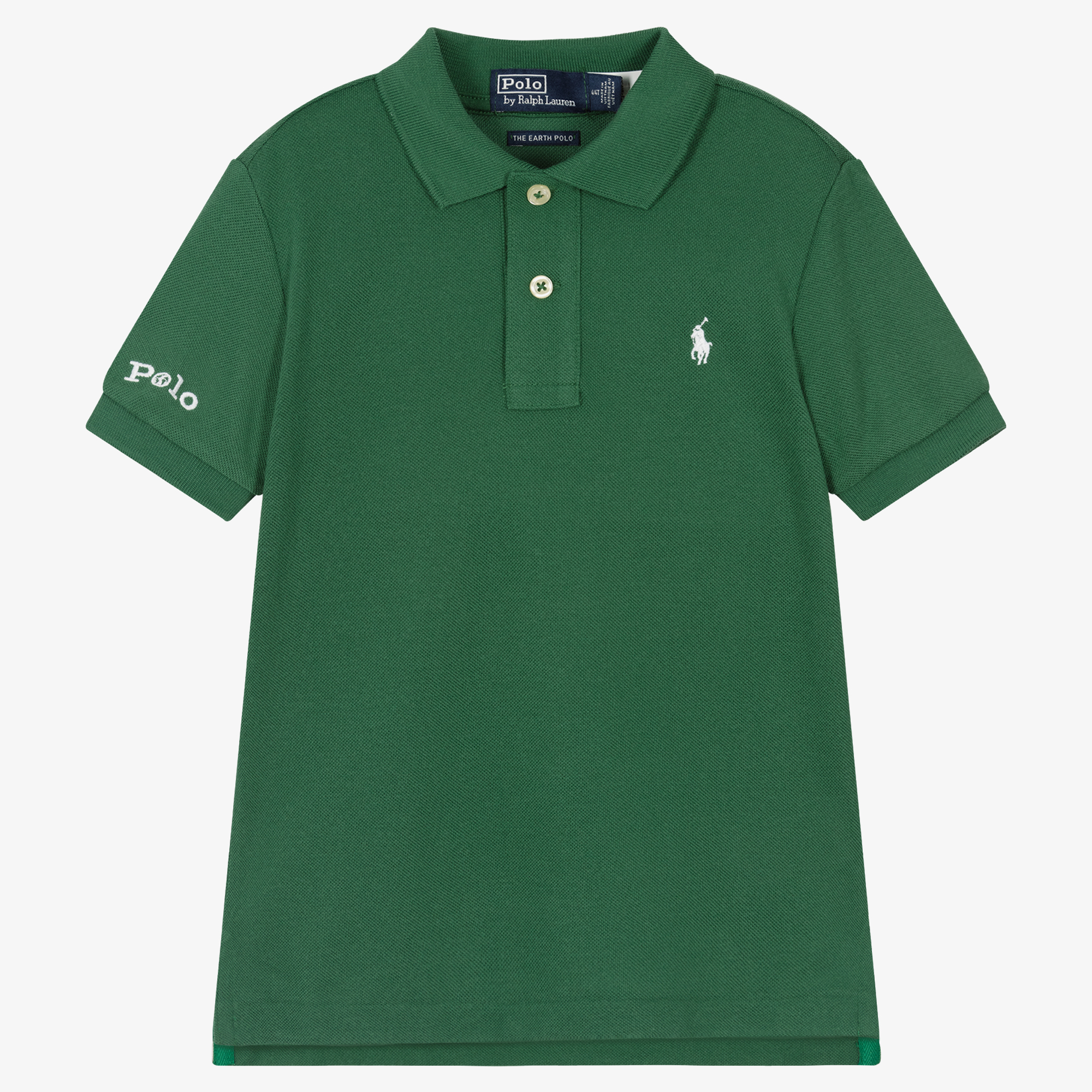 Polo Ralph Lauren - Boys Green Polo Shirt | Childrensalon