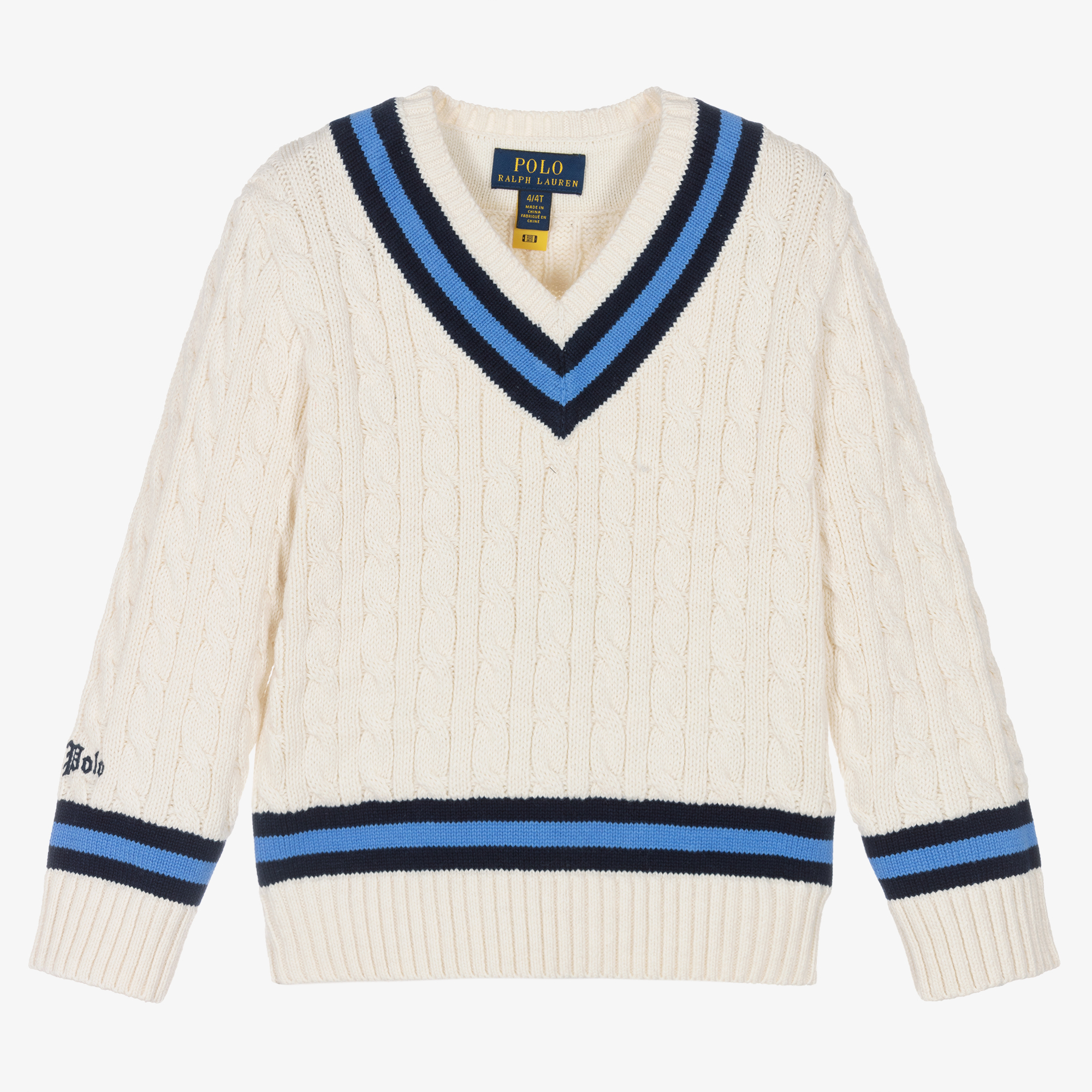 louren doubleface Vneck pullover ivory 販売セール レディース