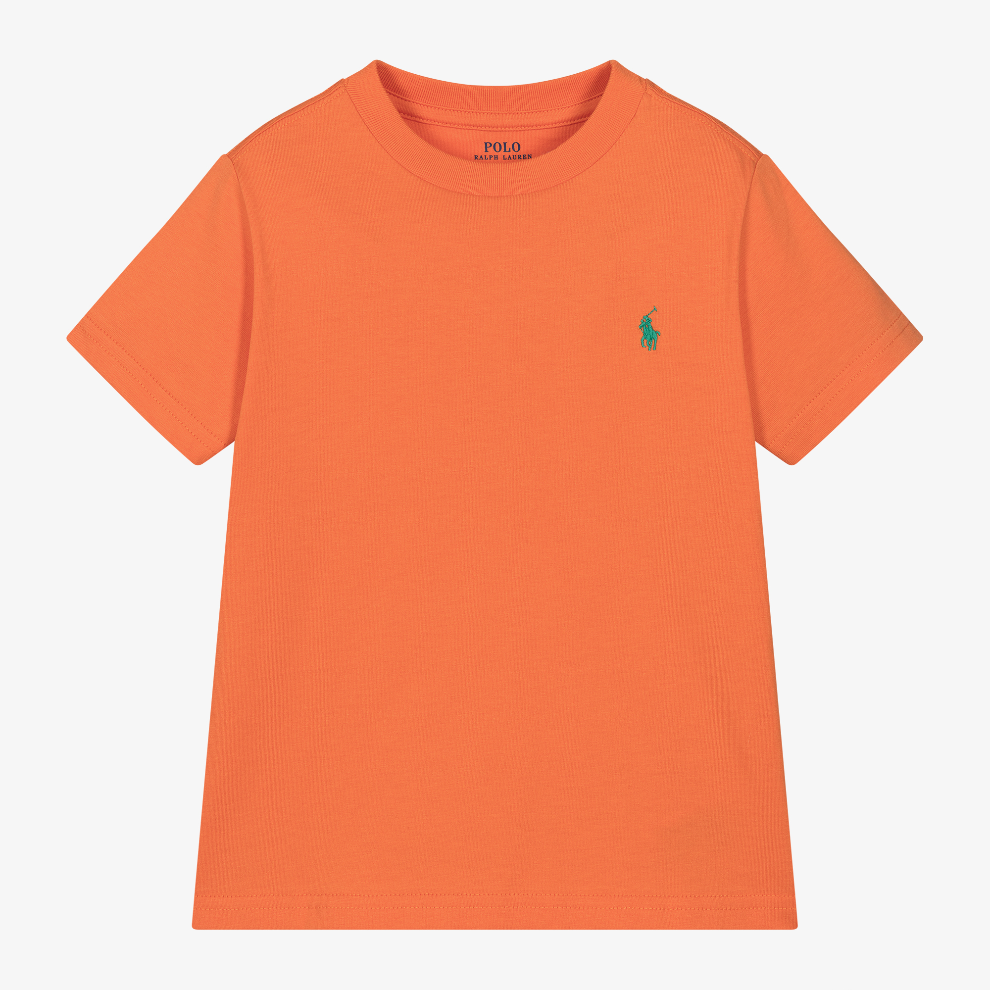 Orange polo ralph lauren shirt best sale