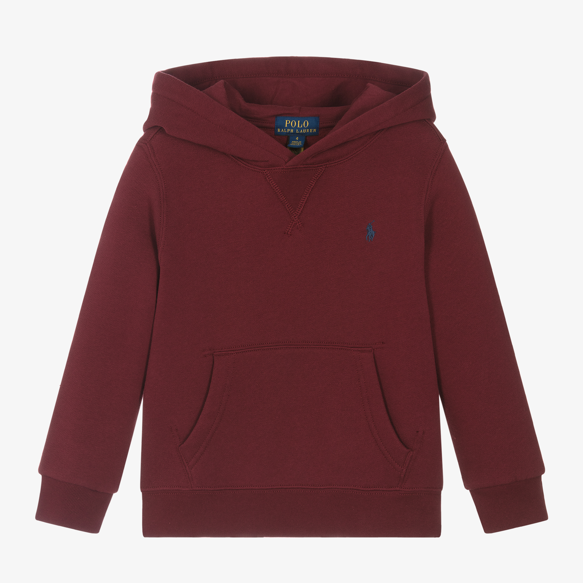 Red ralph lauren hoodie sale