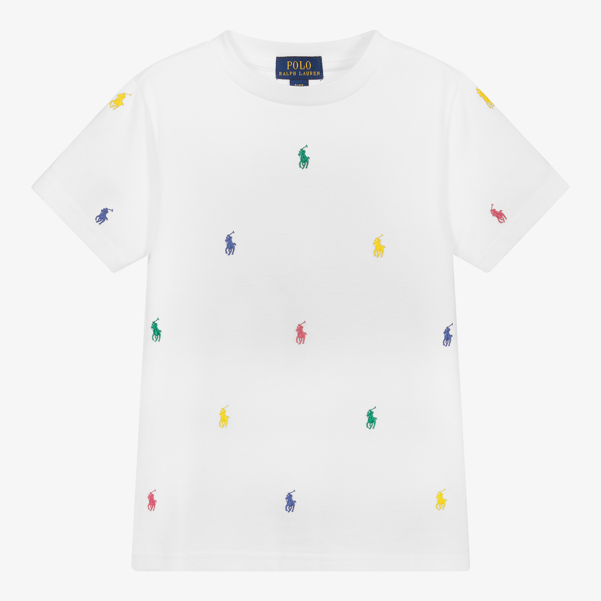 Retfærdighed Inspektion ønskelig Polo Ralph Lauren - Boys White Piqué Logo T-Shirt | Childrensalon