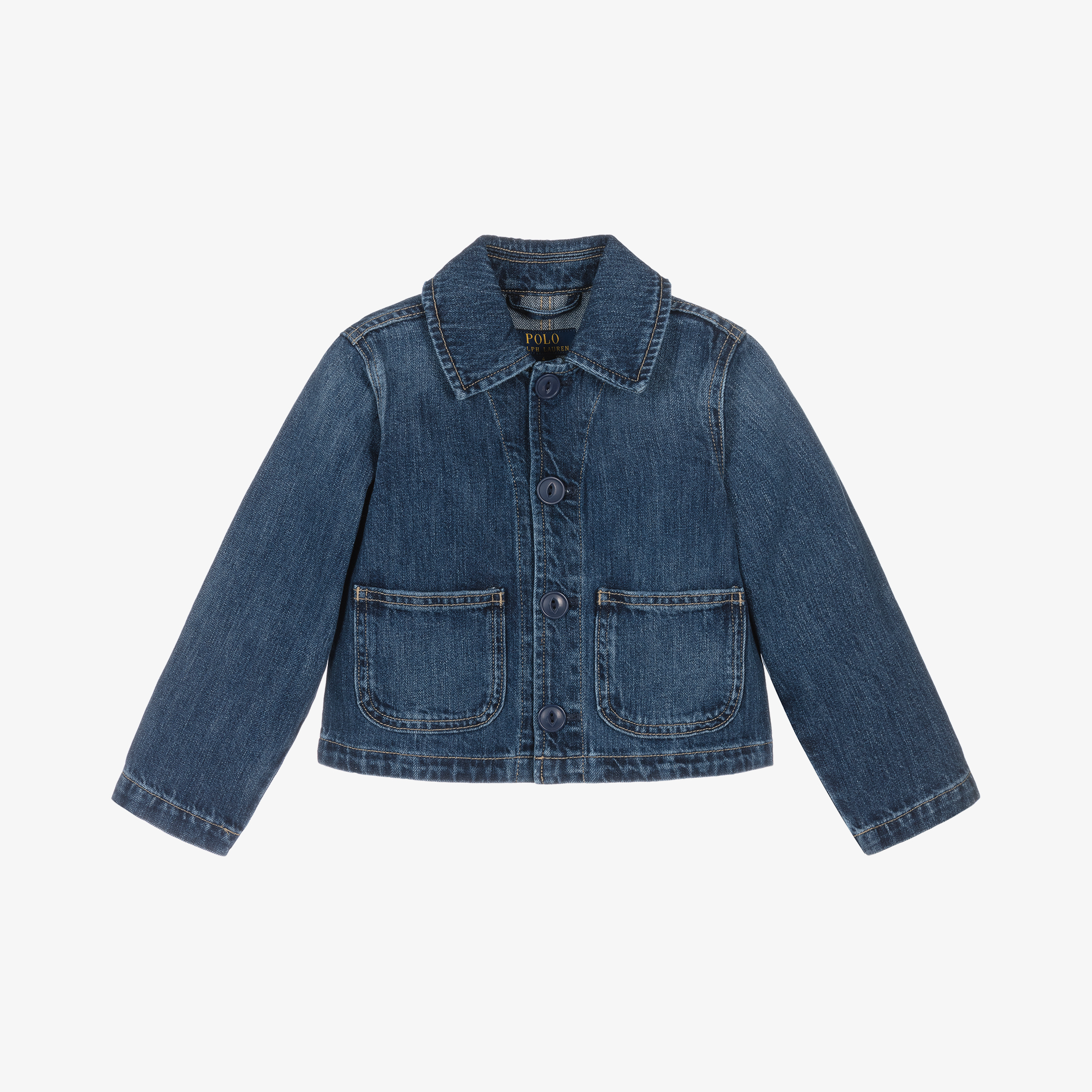 Ralph lauren kids denim jacket best sale