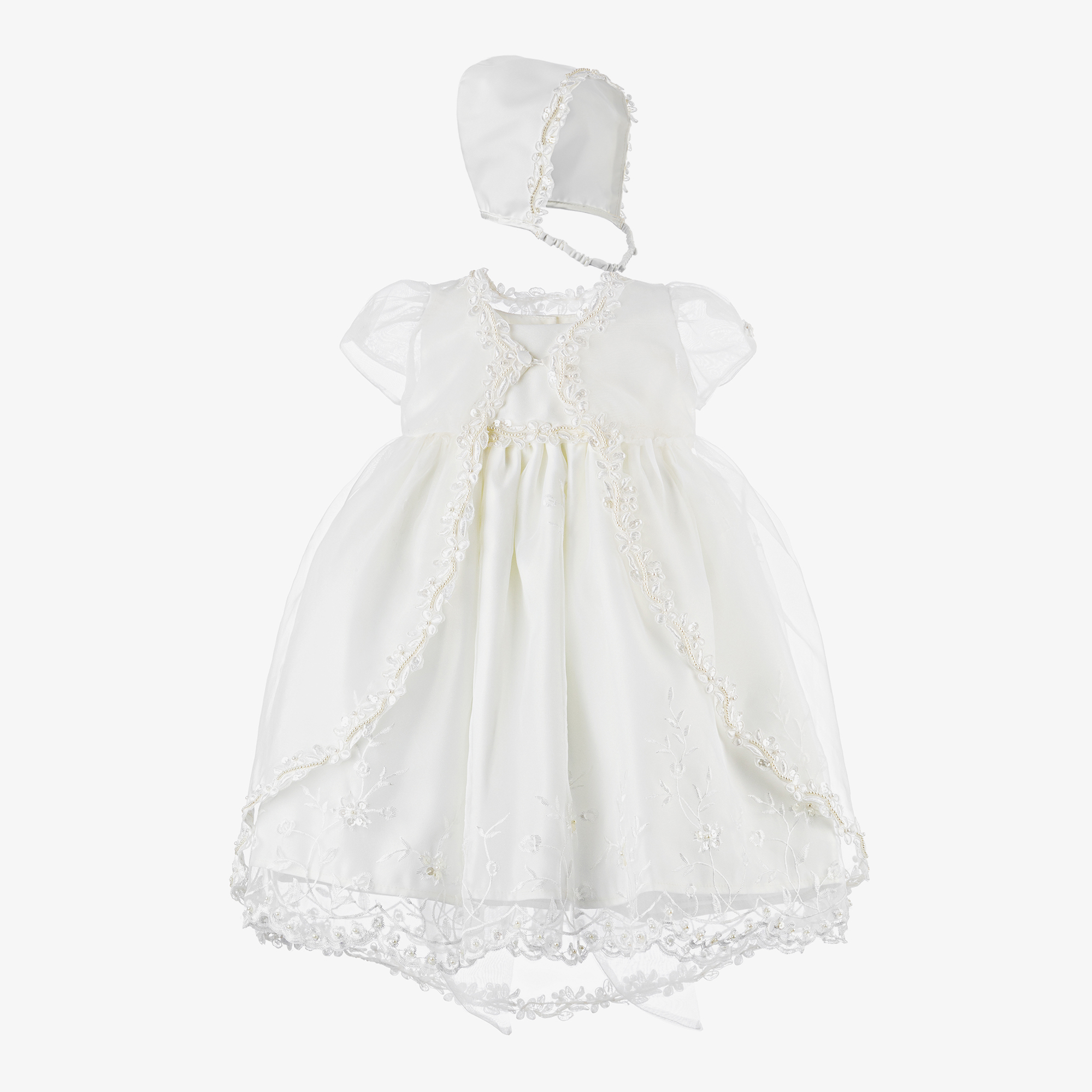 Baptism dress set for best sale baby girl