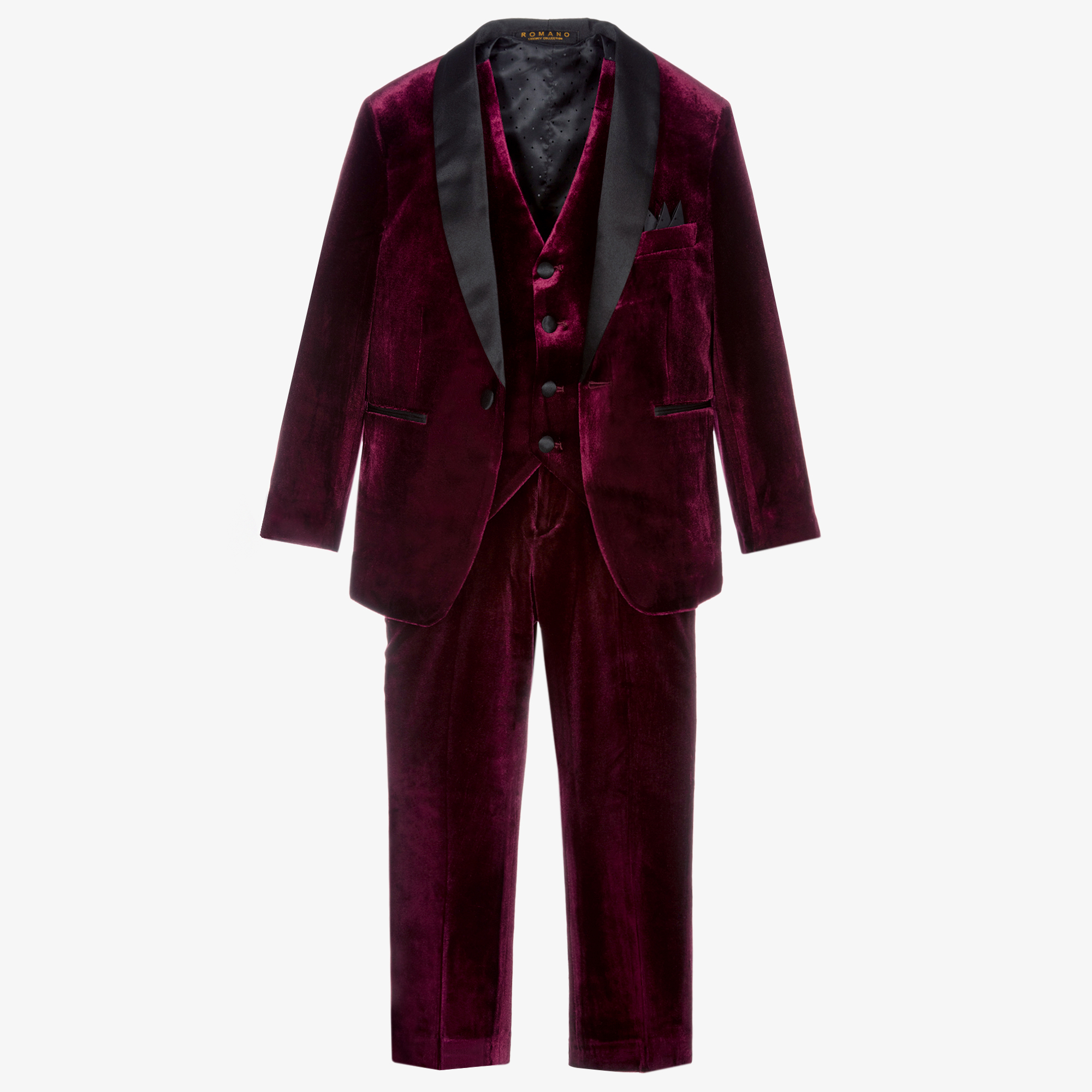 Boys deals velvet suit