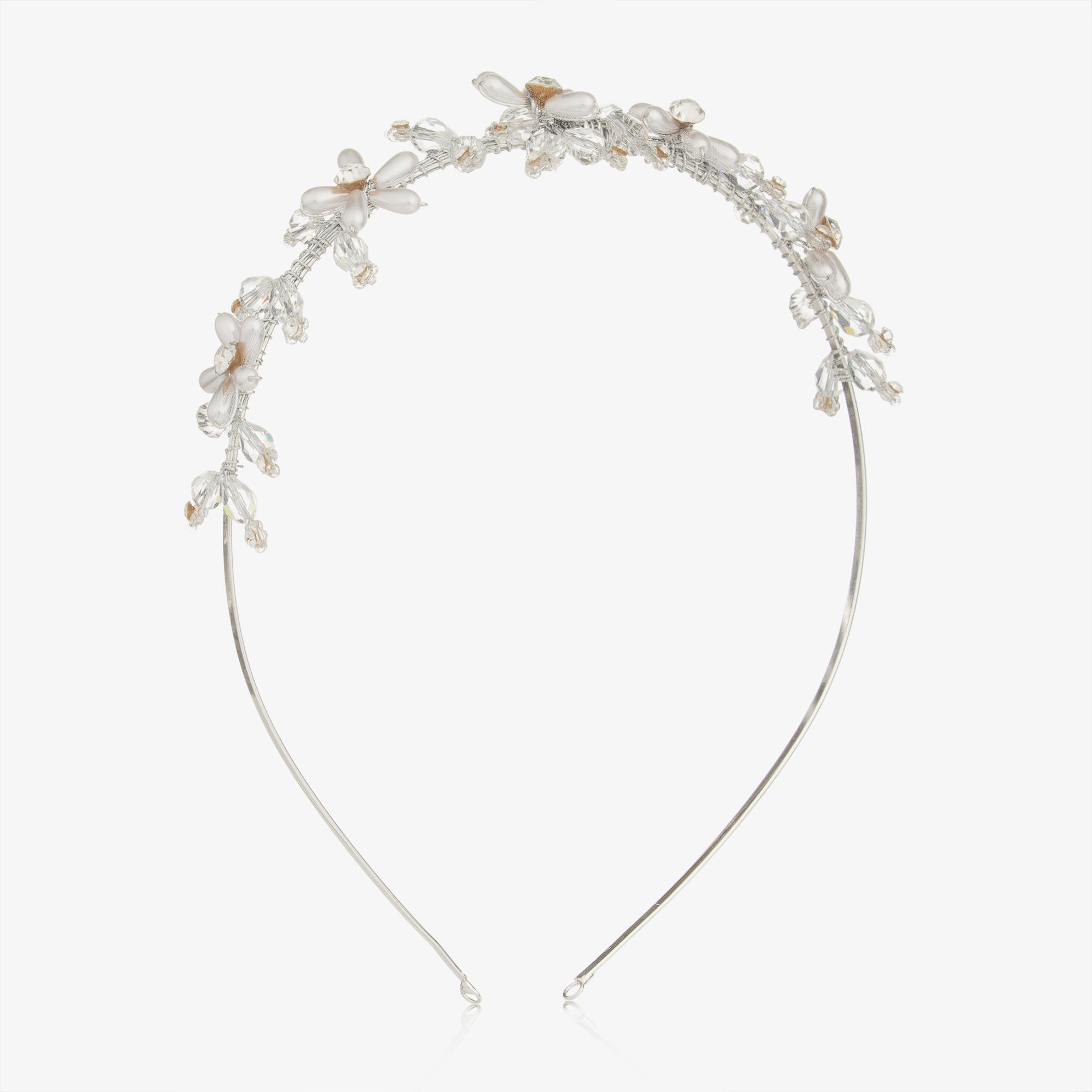 Silver Beaded Twist Fancy Headband – Fanny & June