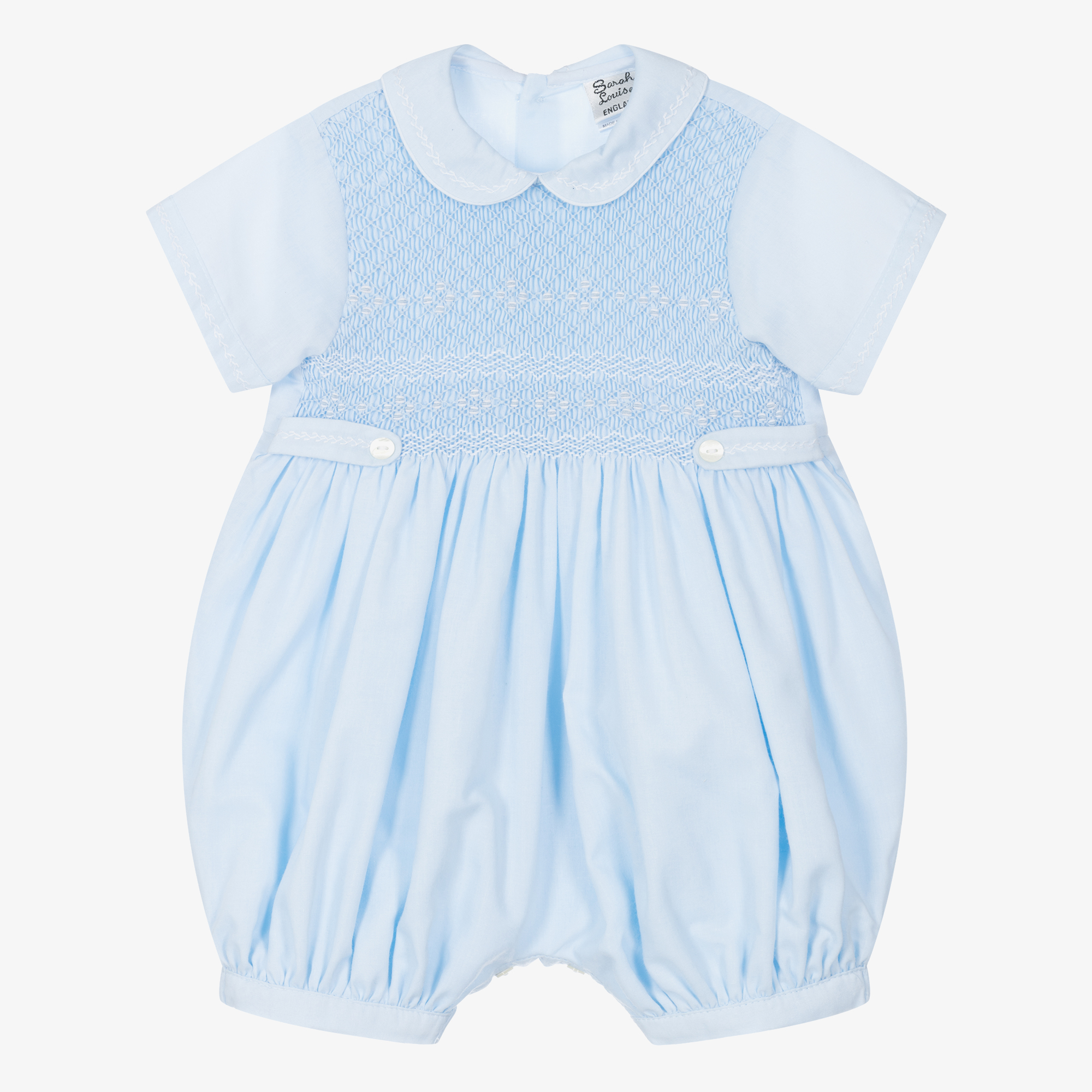 Ancar - Blue & White Baby Shortie | Childrensalon