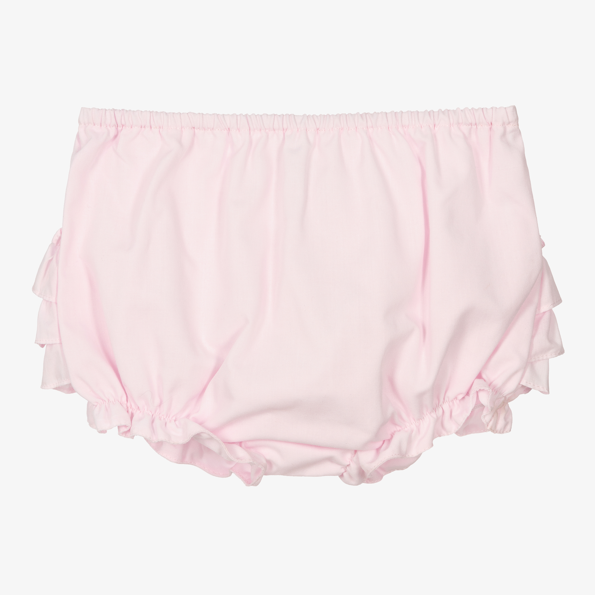 Sarah Louise Baby Girls Pink Frilly Pants