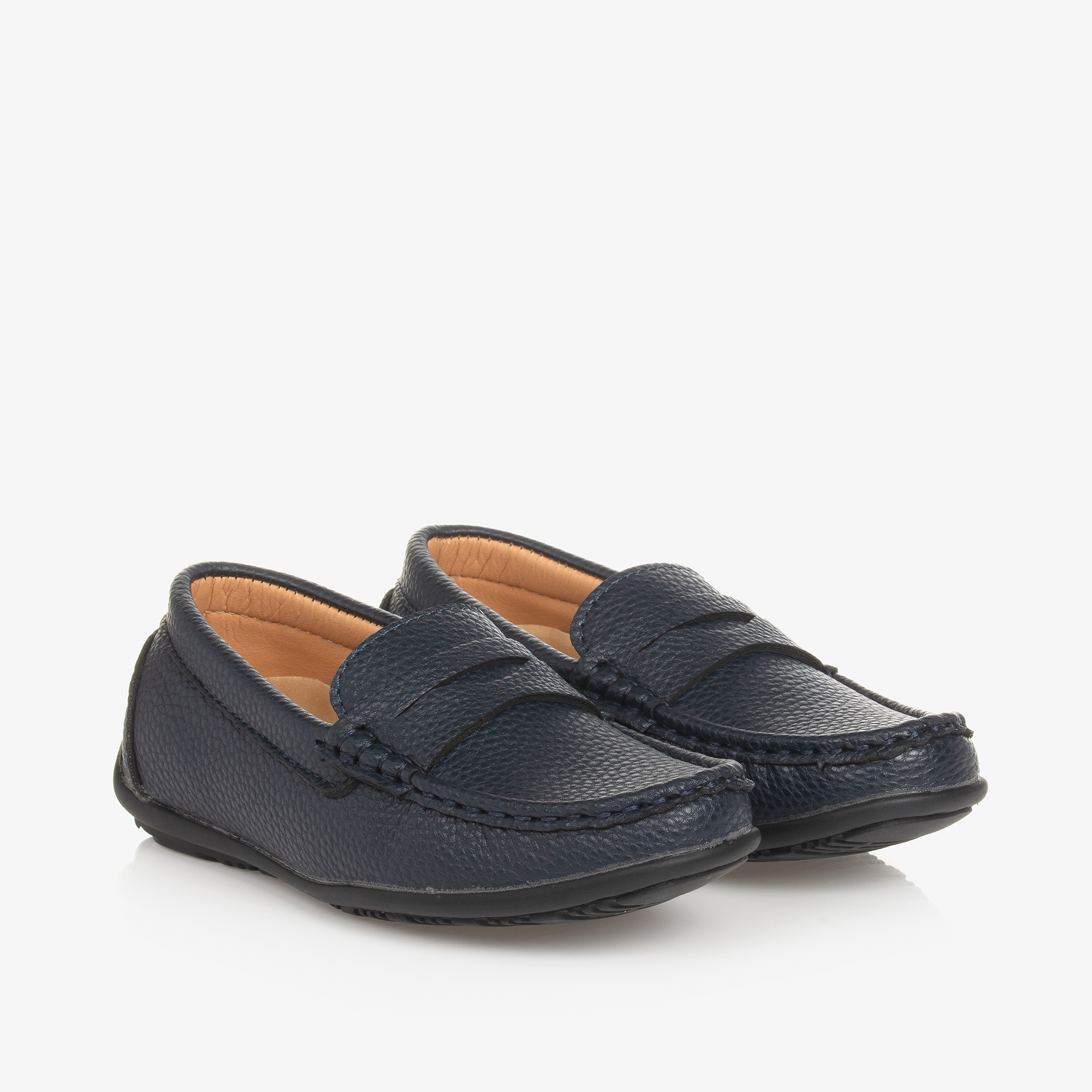 Sevva Boys Navy Blue Loafers Childrensalon