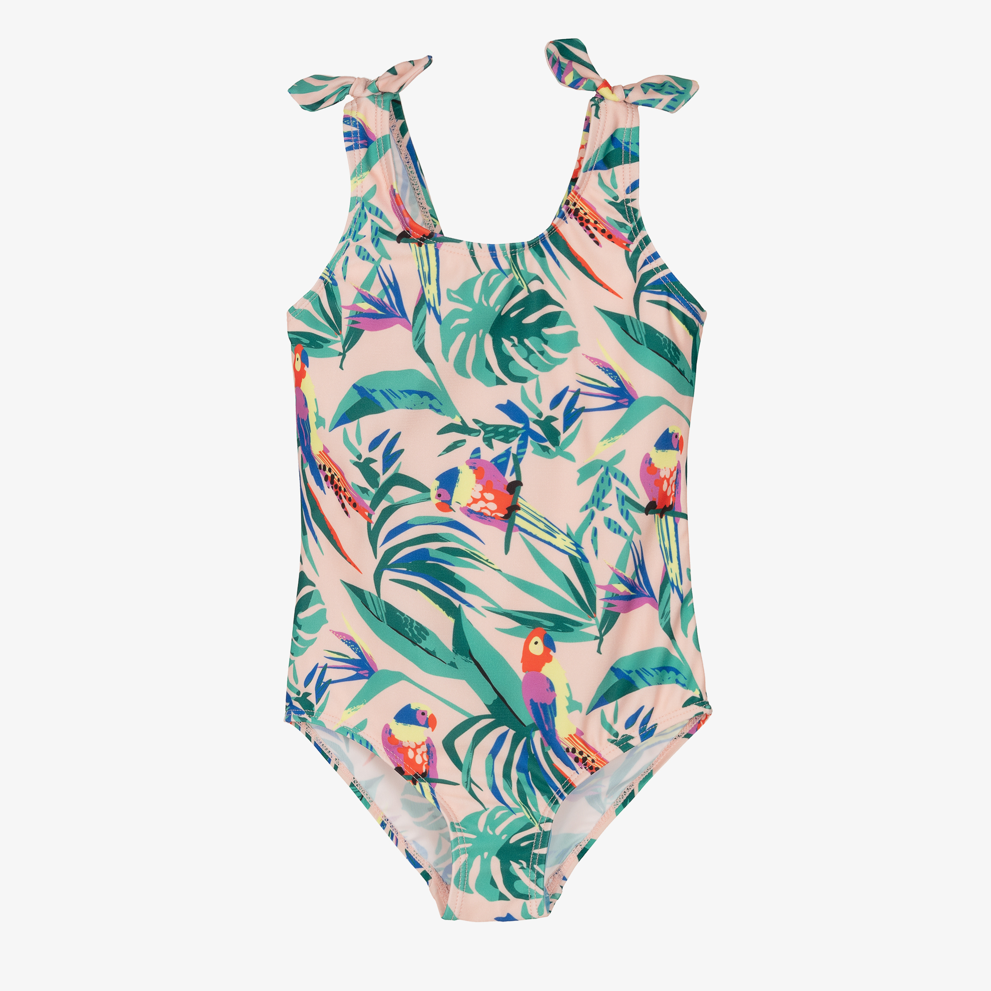 Girls on sale tropical swimsuit