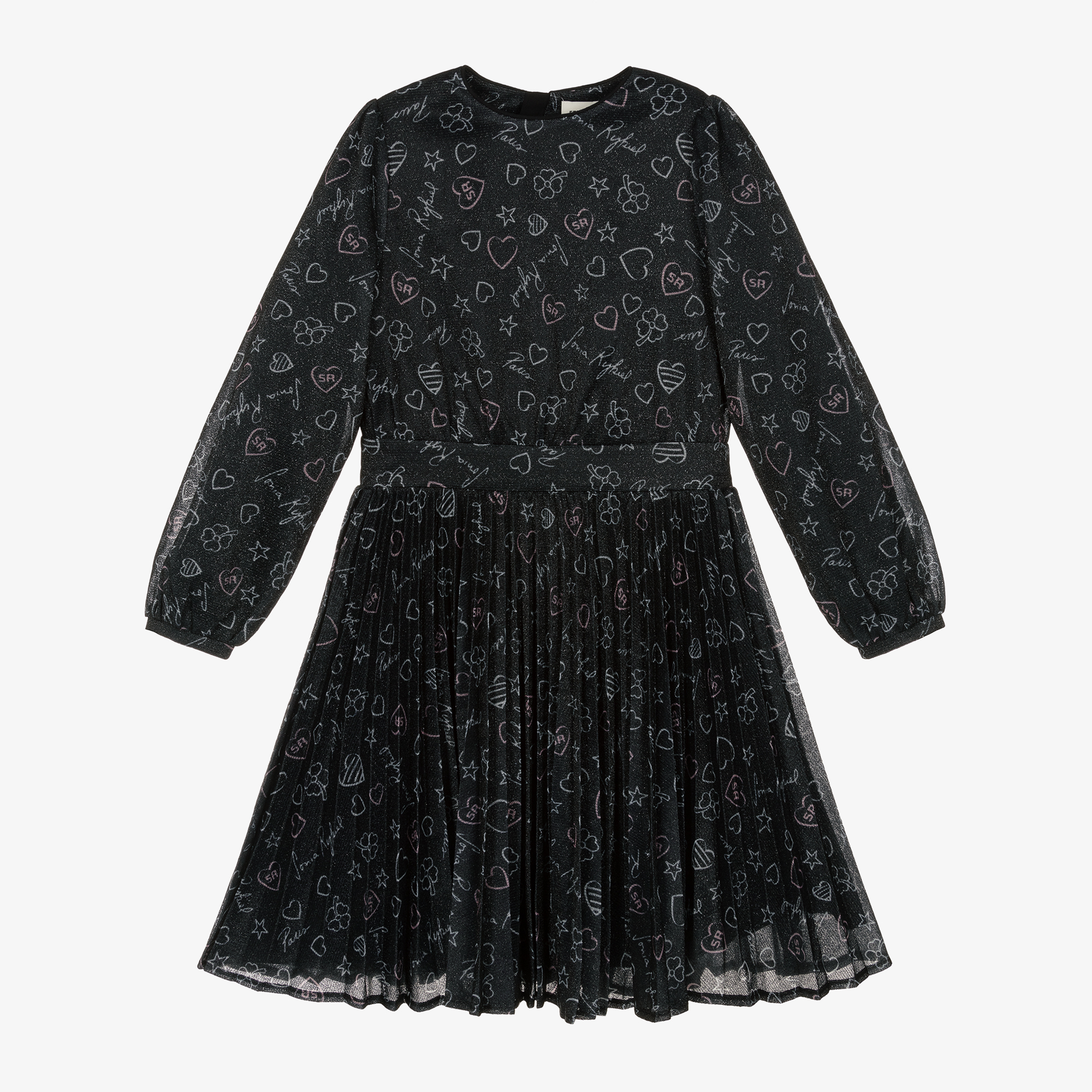 Sonia Rykiel tulle black sparkle girls online Dress 2T