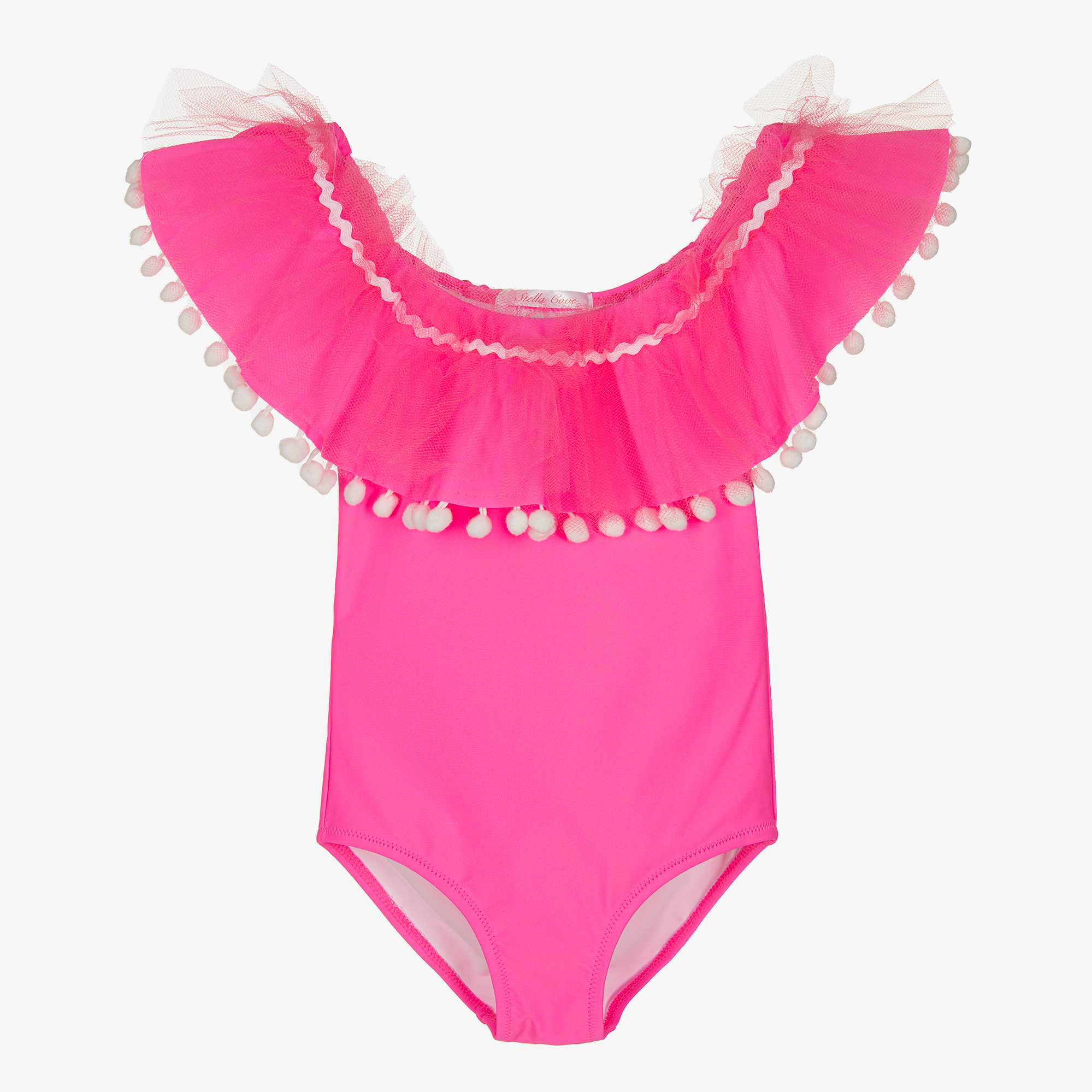 Stella Cove - Girls Pink Petals Swimsuit | Childrensalon