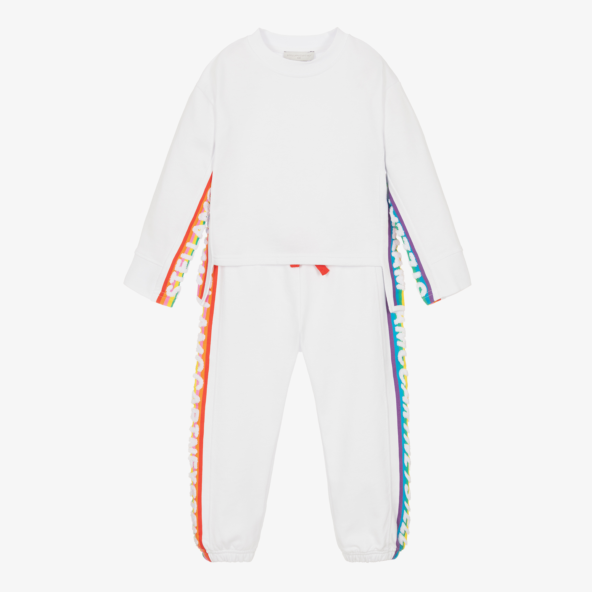 Stella McCartney Kids - Girls Pink & Orange Tracksuit | Childrensalon